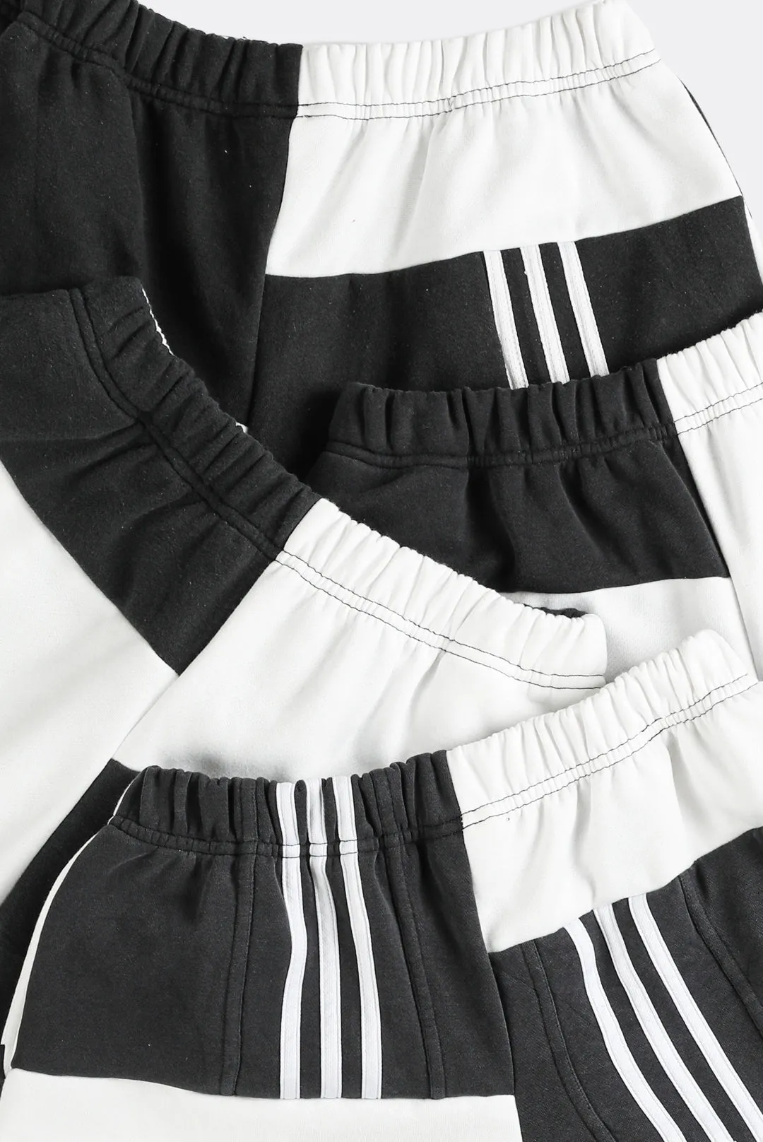 Rework Adidas Patchwork Sweatshorts Set - XS, S, M, L, XL