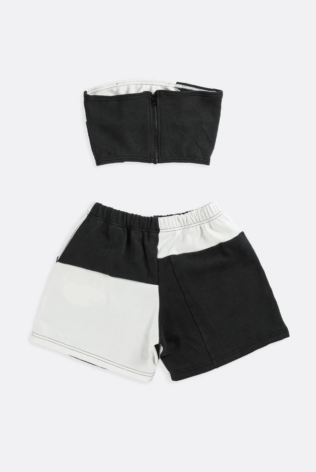 Rework Adidas Patchwork Sweatshorts Set - XS, S, M, L, XL