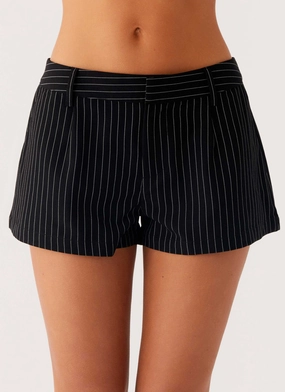 Reyka Suiting Shorts - Black Durable Material