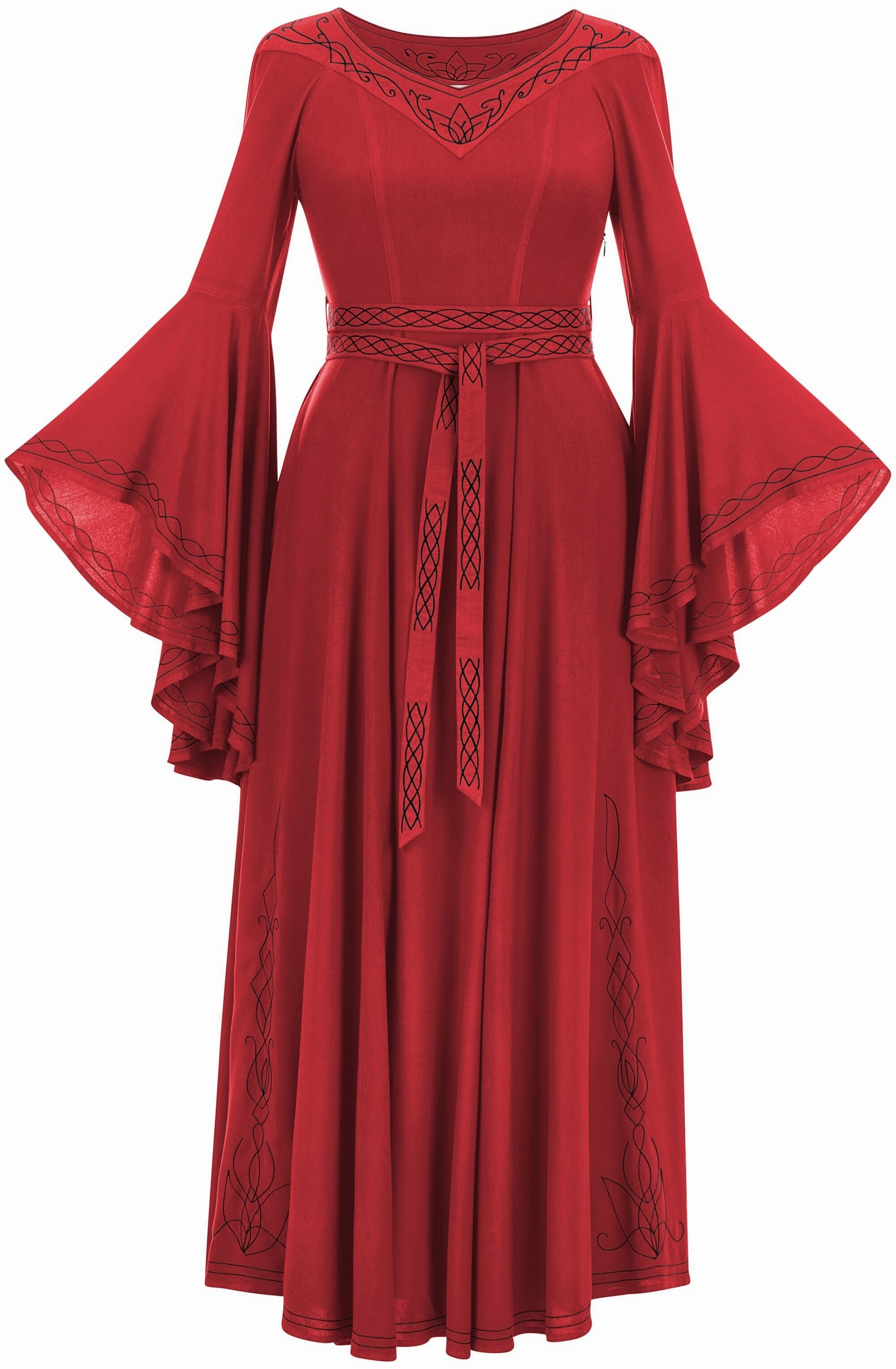 Rhaenyra Maxi Limited Edition Poppy Red Smooth Vibes Tailored Elegance