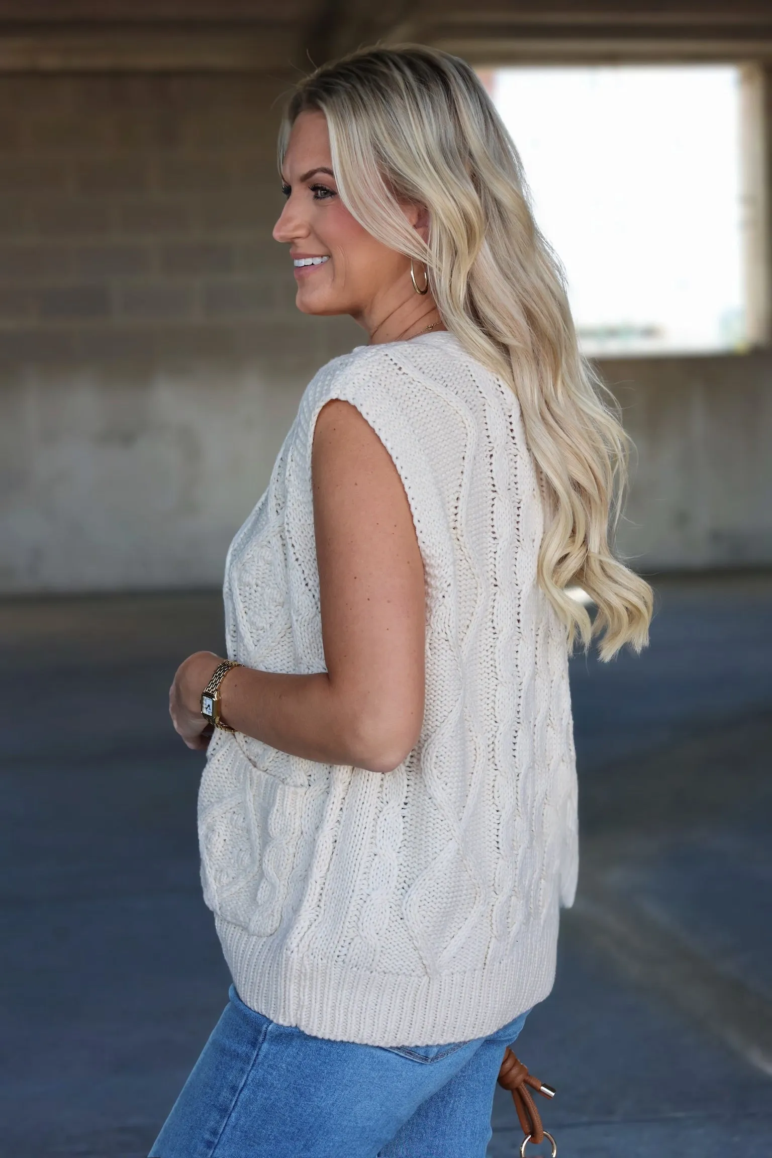 AntiSnagYarnProcessing StretchComfortDesign Swift Cardigan Vest