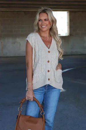 Swift Cardigan Vest Reflective Logo Detail