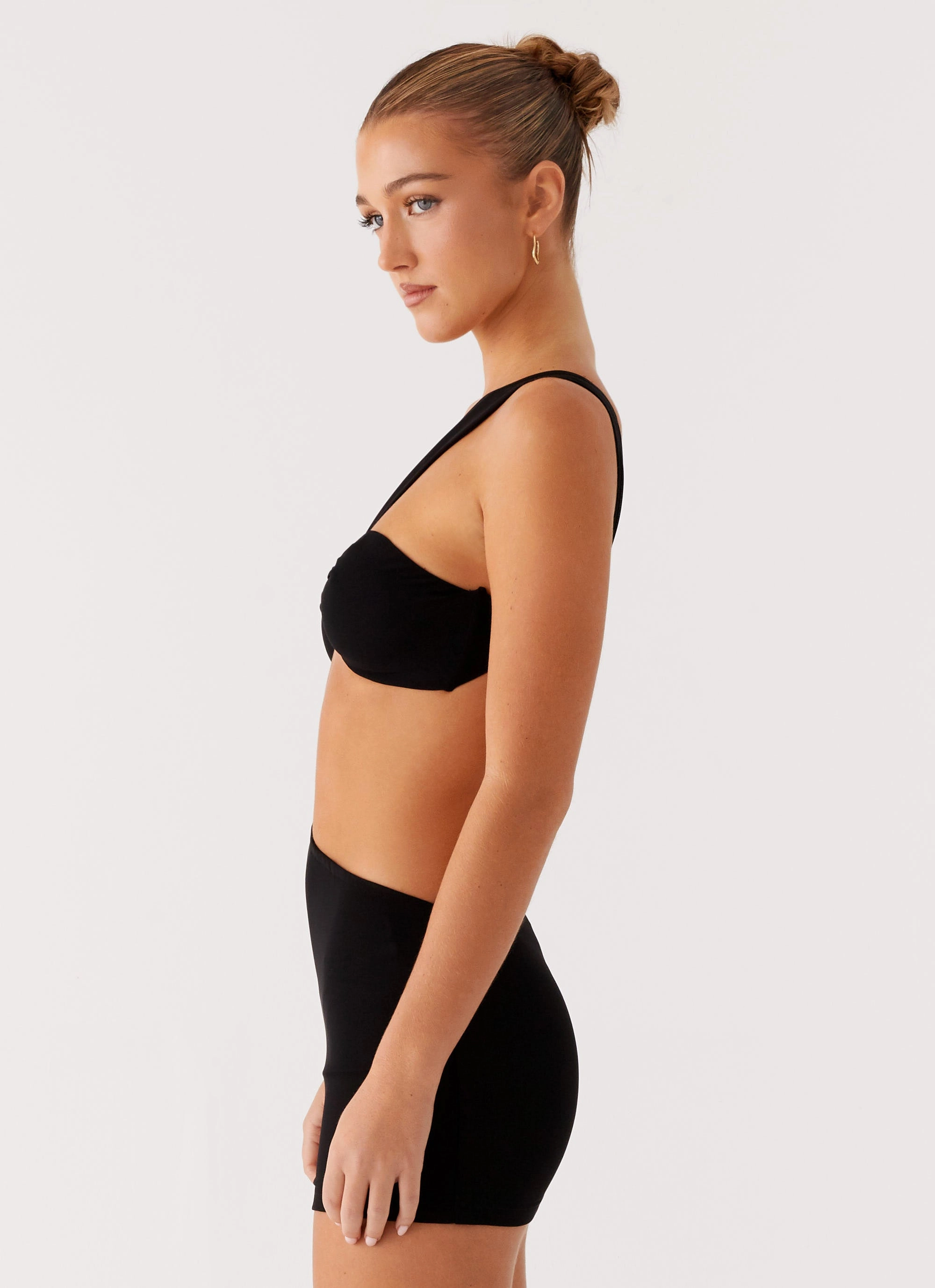 Morocco Mini Dress - Black Smooth Fit