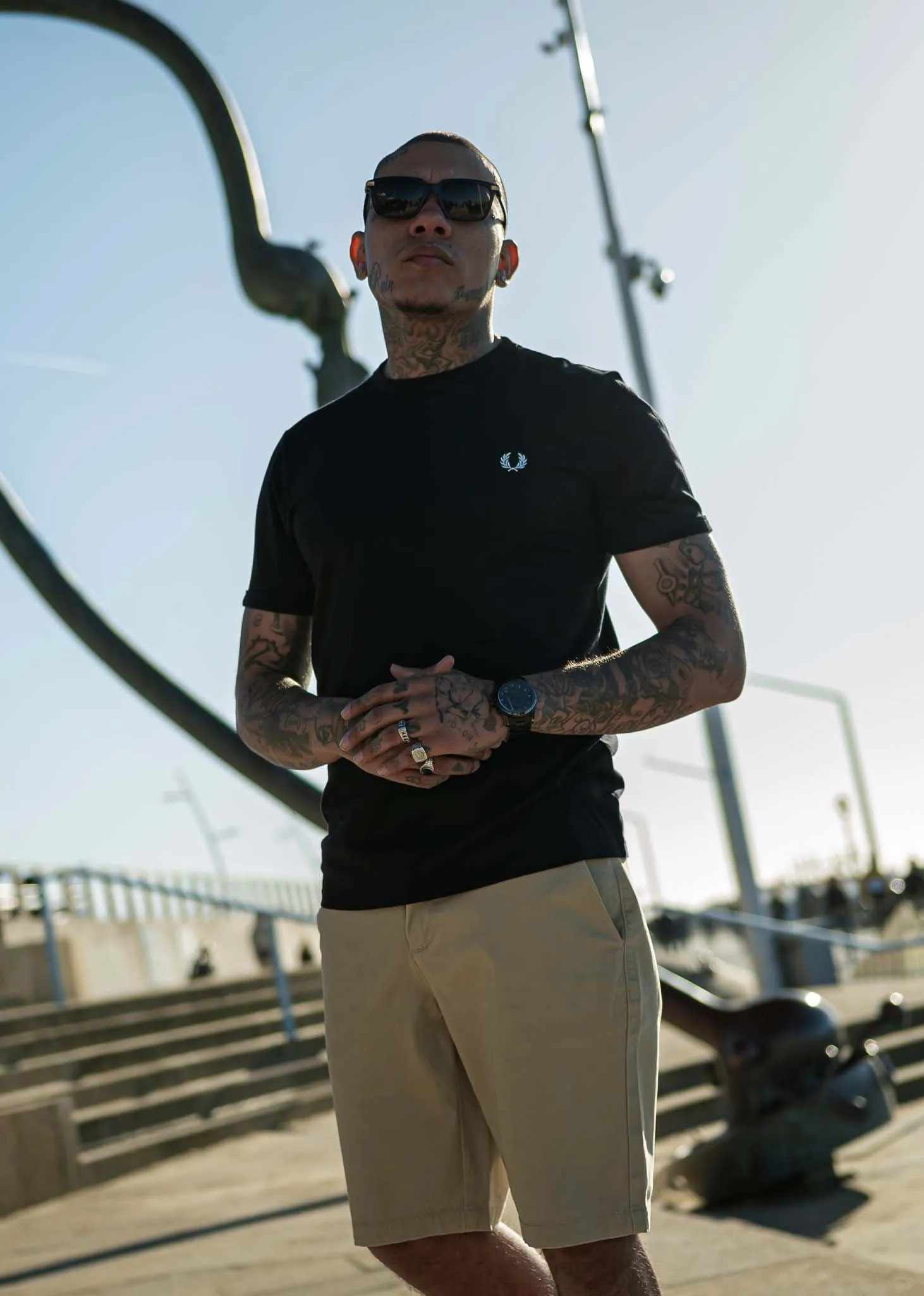 Ringer t-shirt - navy