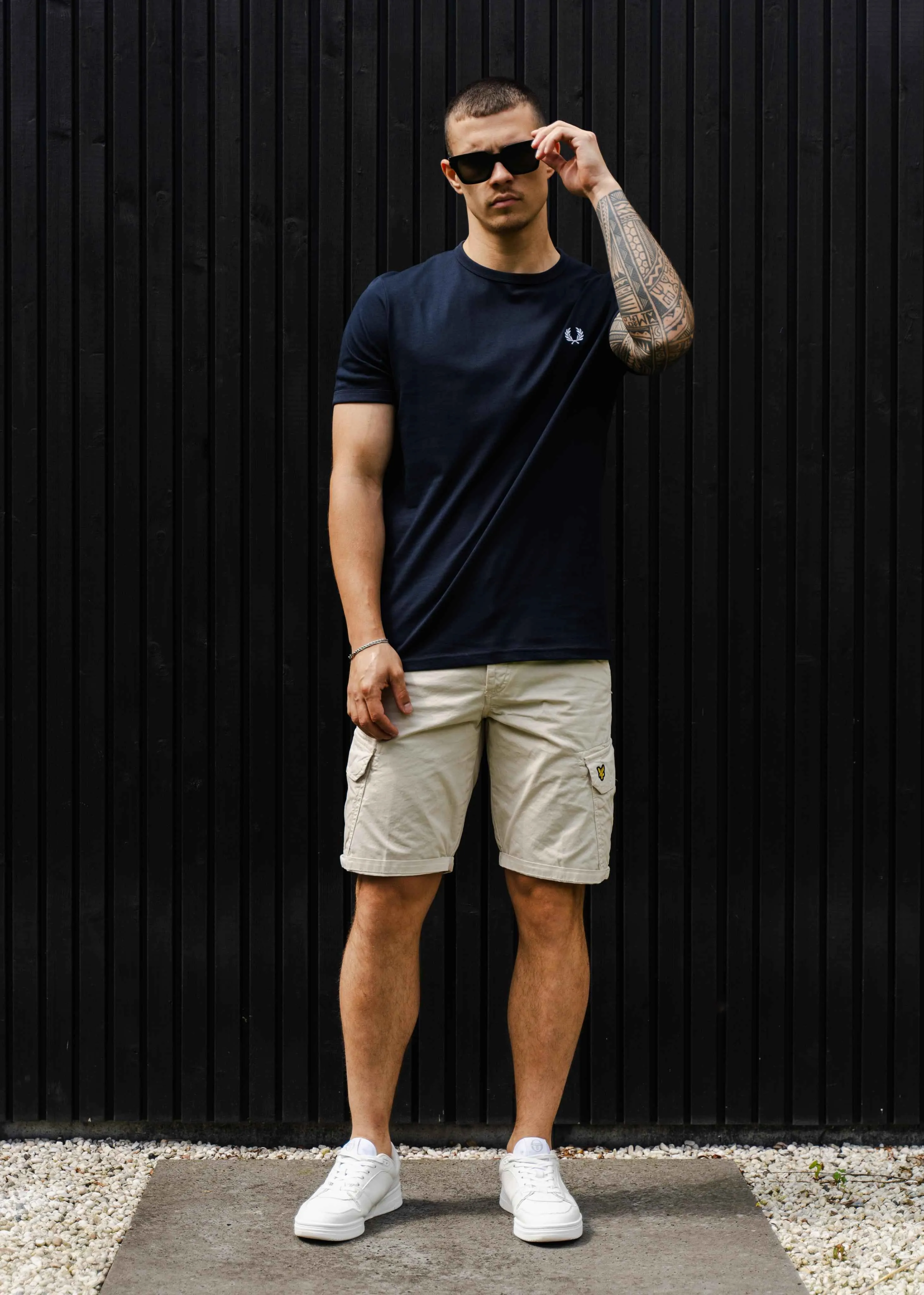 Ringer t-shirt - navy
