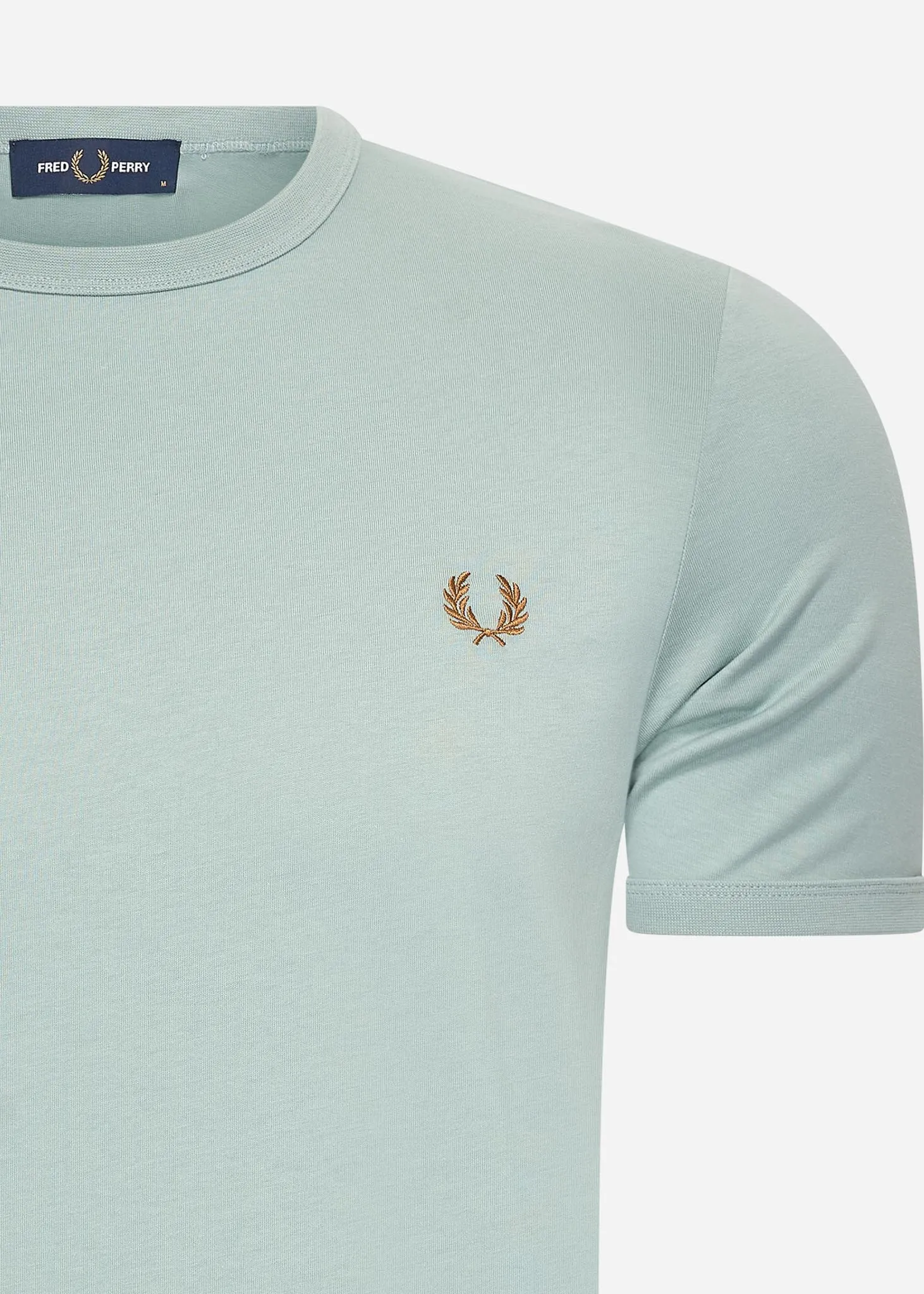 Ringer t-shirt - silver blue