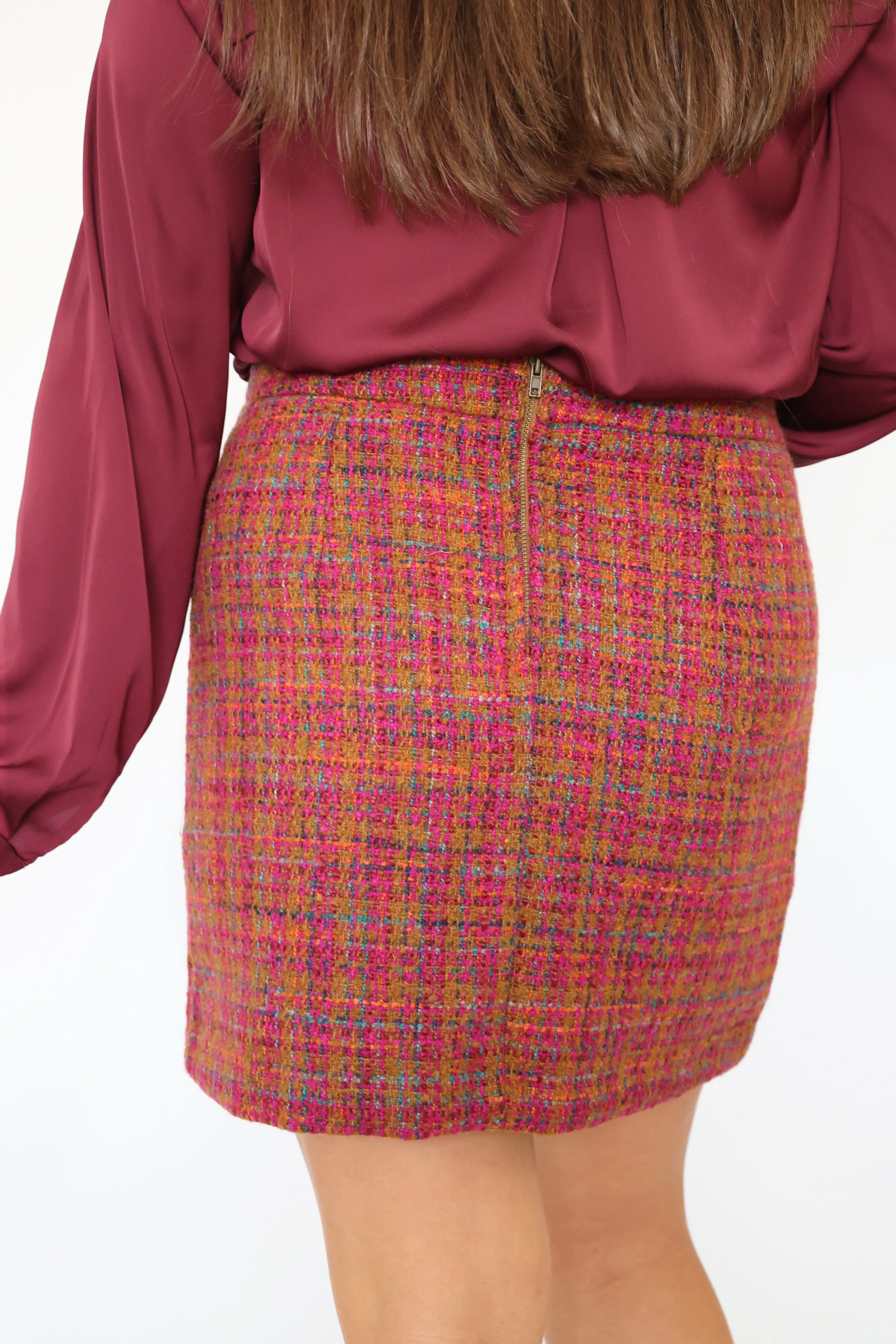 ResilientElasticBand Lilly Tweed Skirt (FINAL SALE)
