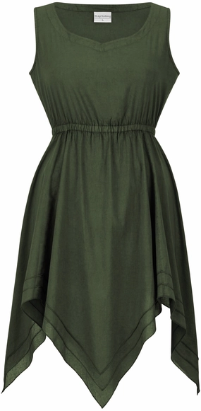 Subtle tone Robyn Midi Chemise Limited Edition Moss Green