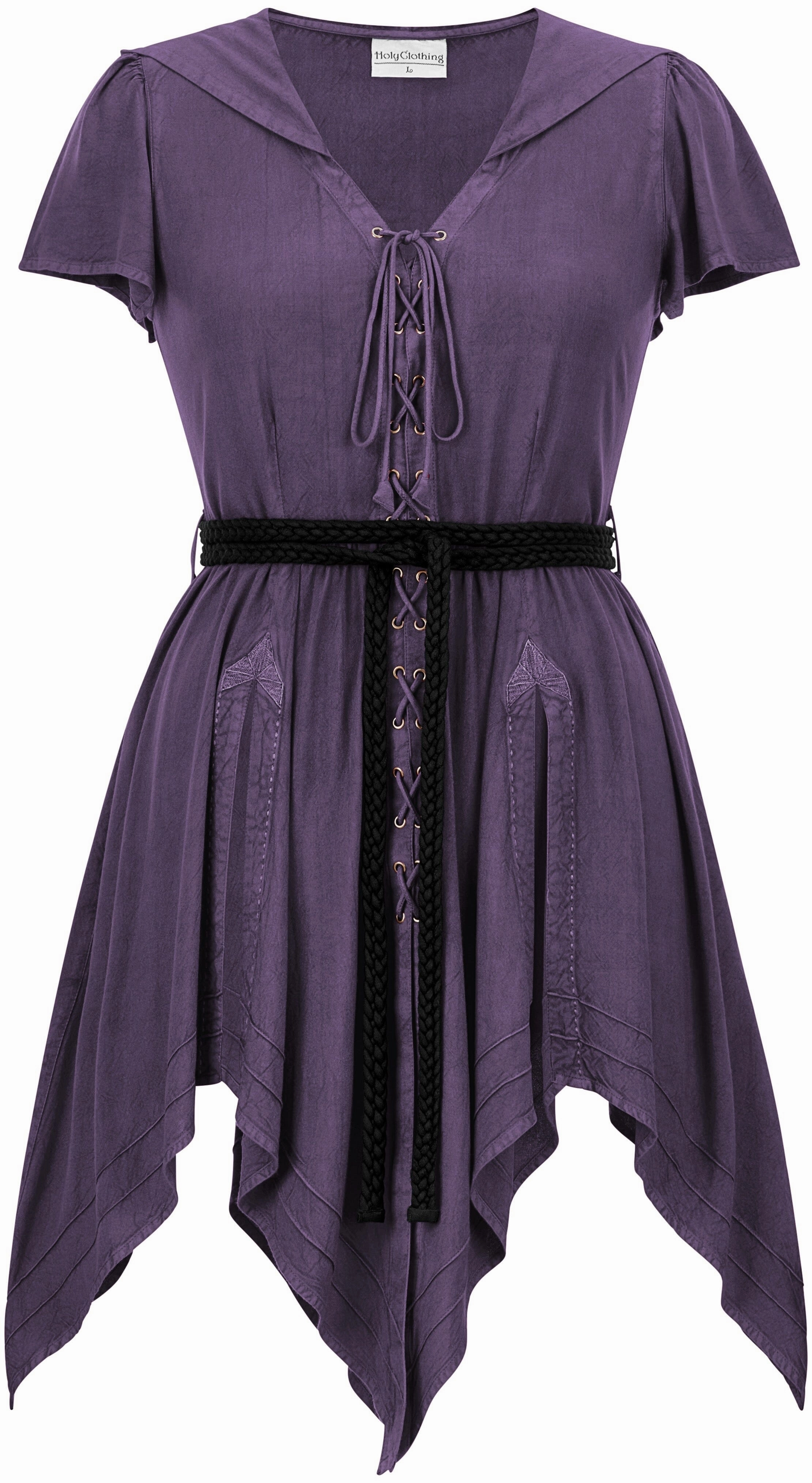 Flowy summer gown Robyn Midi Overdress Limited Edition Midnight Lavender