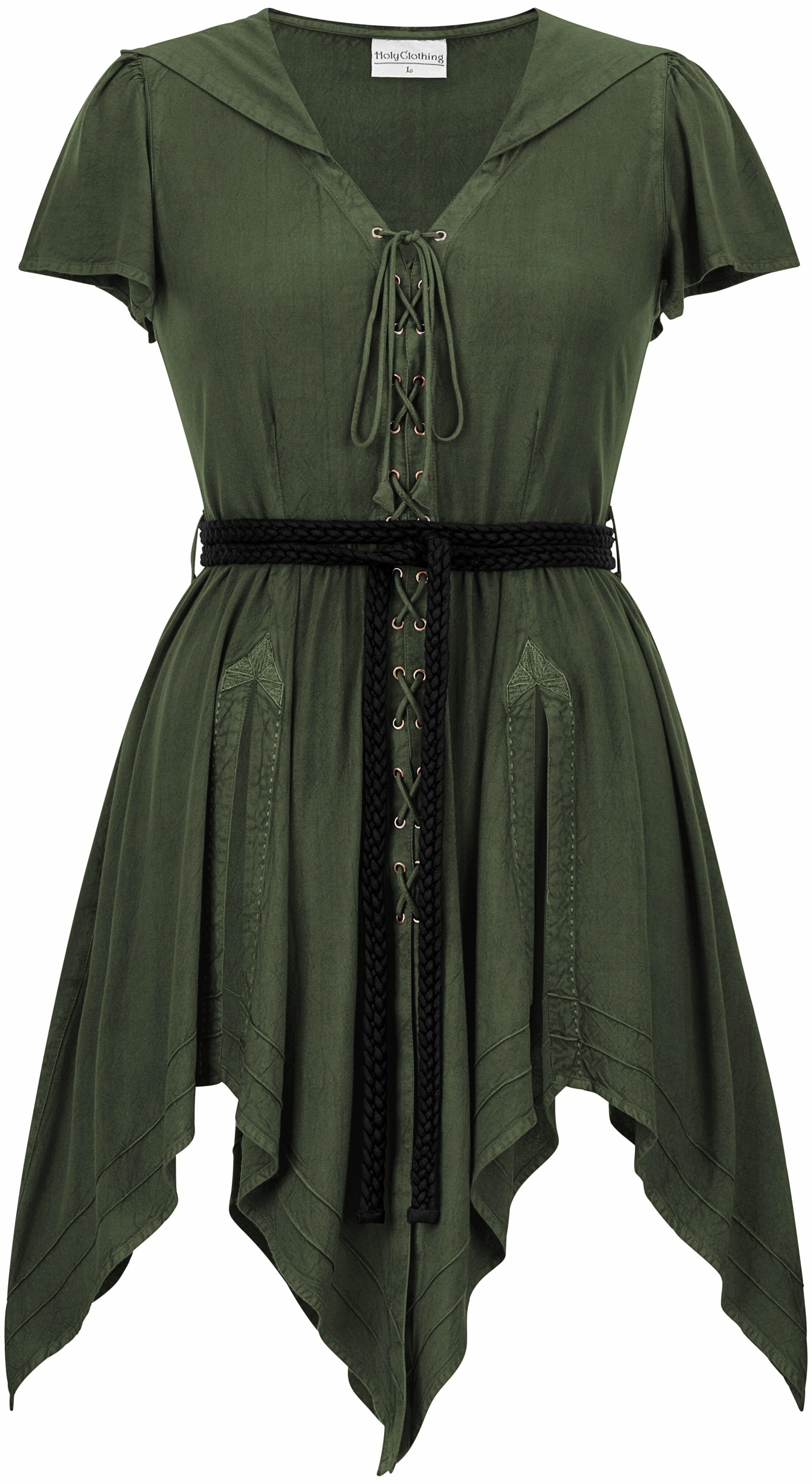 Chic Motion Robyn Midi Overdress Limited Edition Moss Green