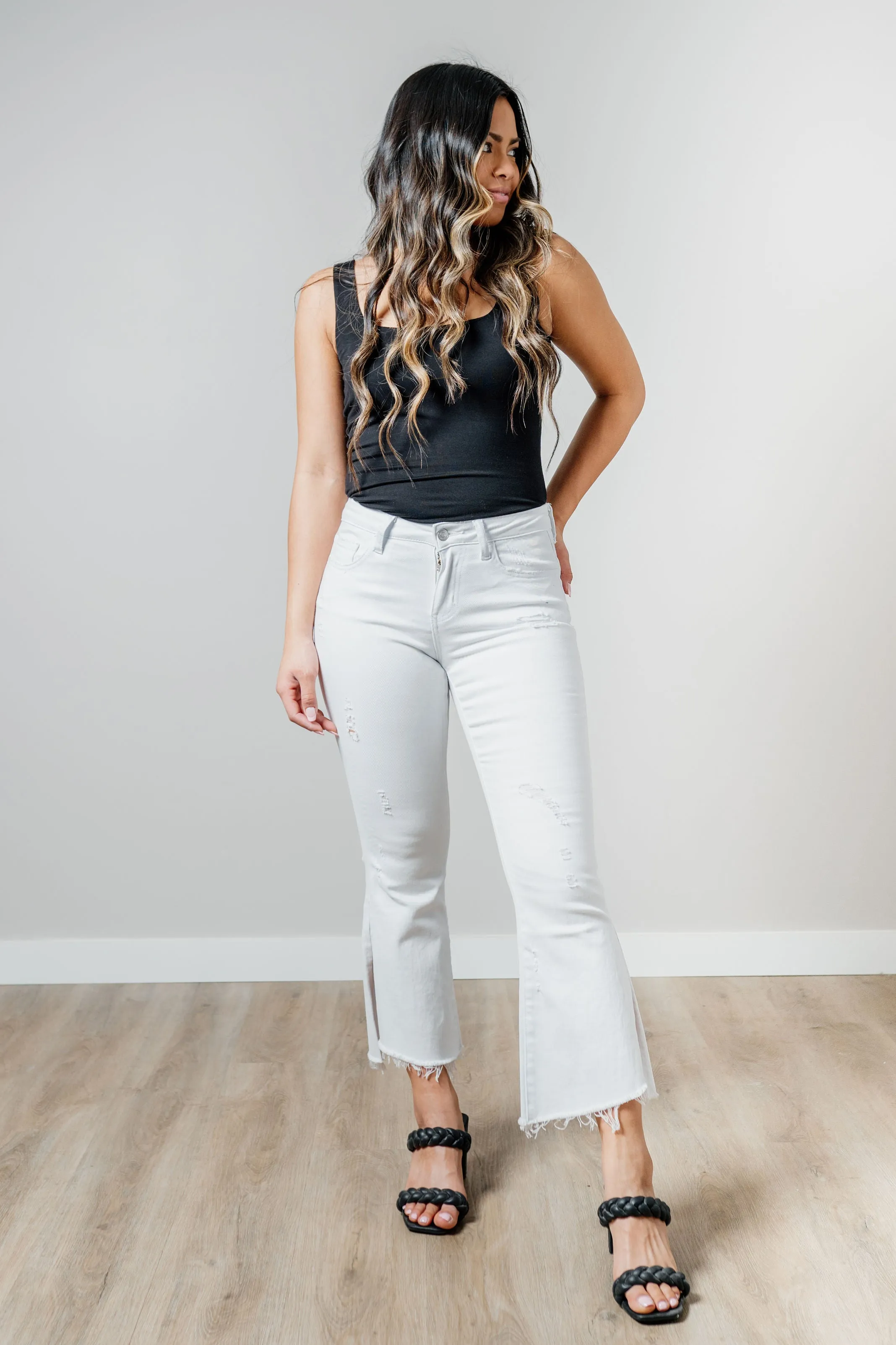 Rock My World Mid Rise Flare