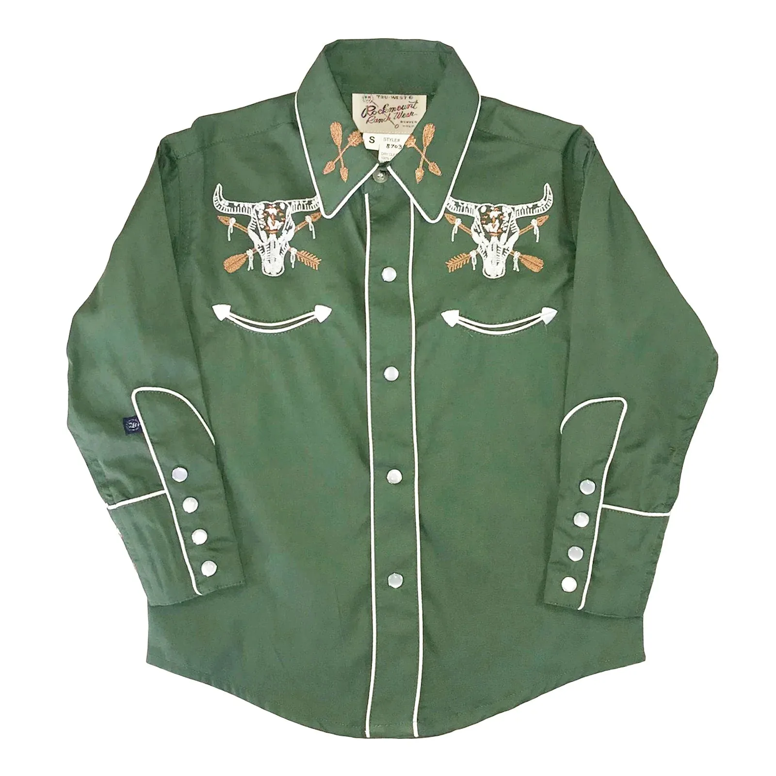 Rockmount Green Steer Shirt (8703)