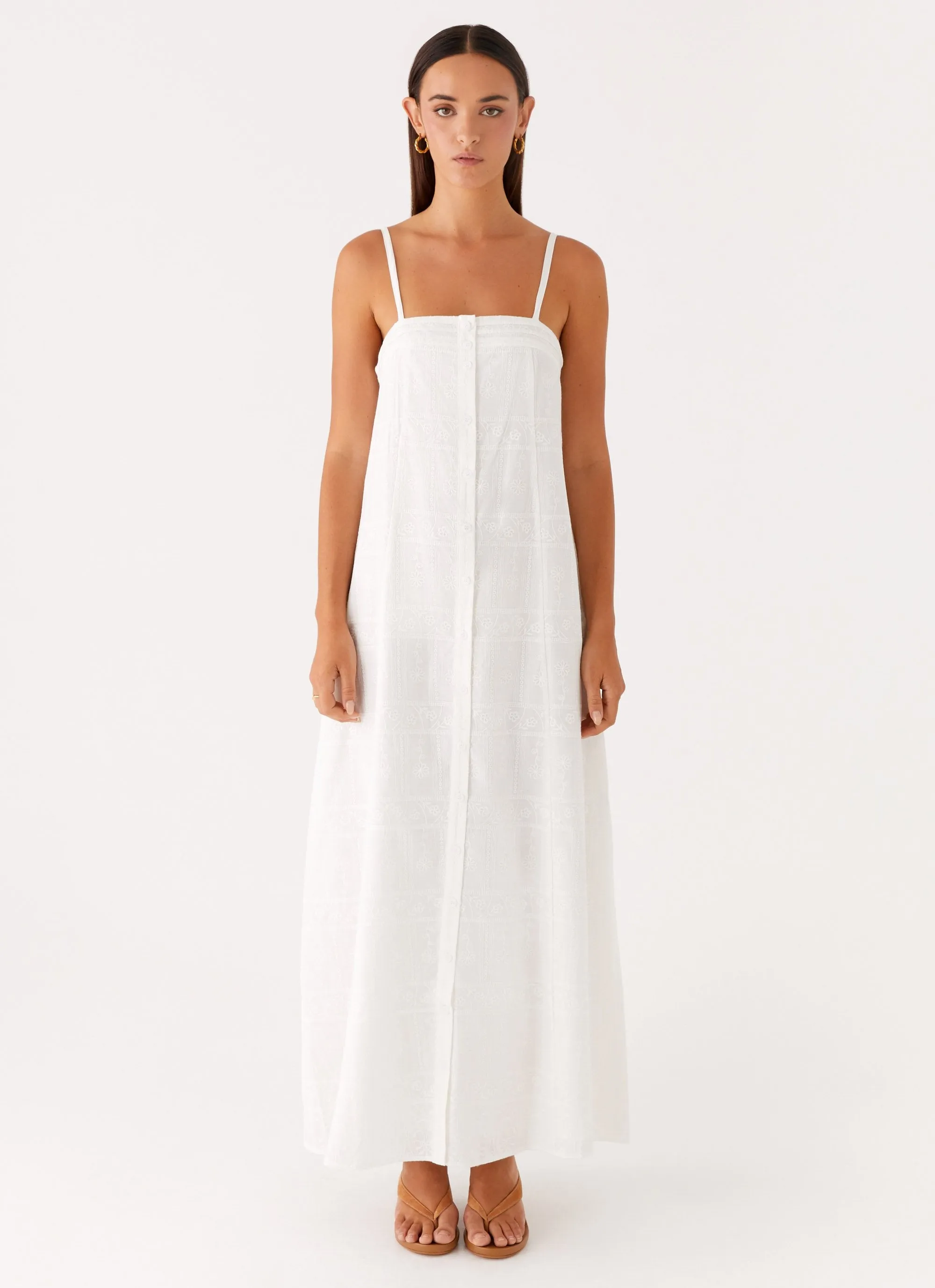 Cocktail-Party NonSlipClosure Cole Maxi Dress - White
