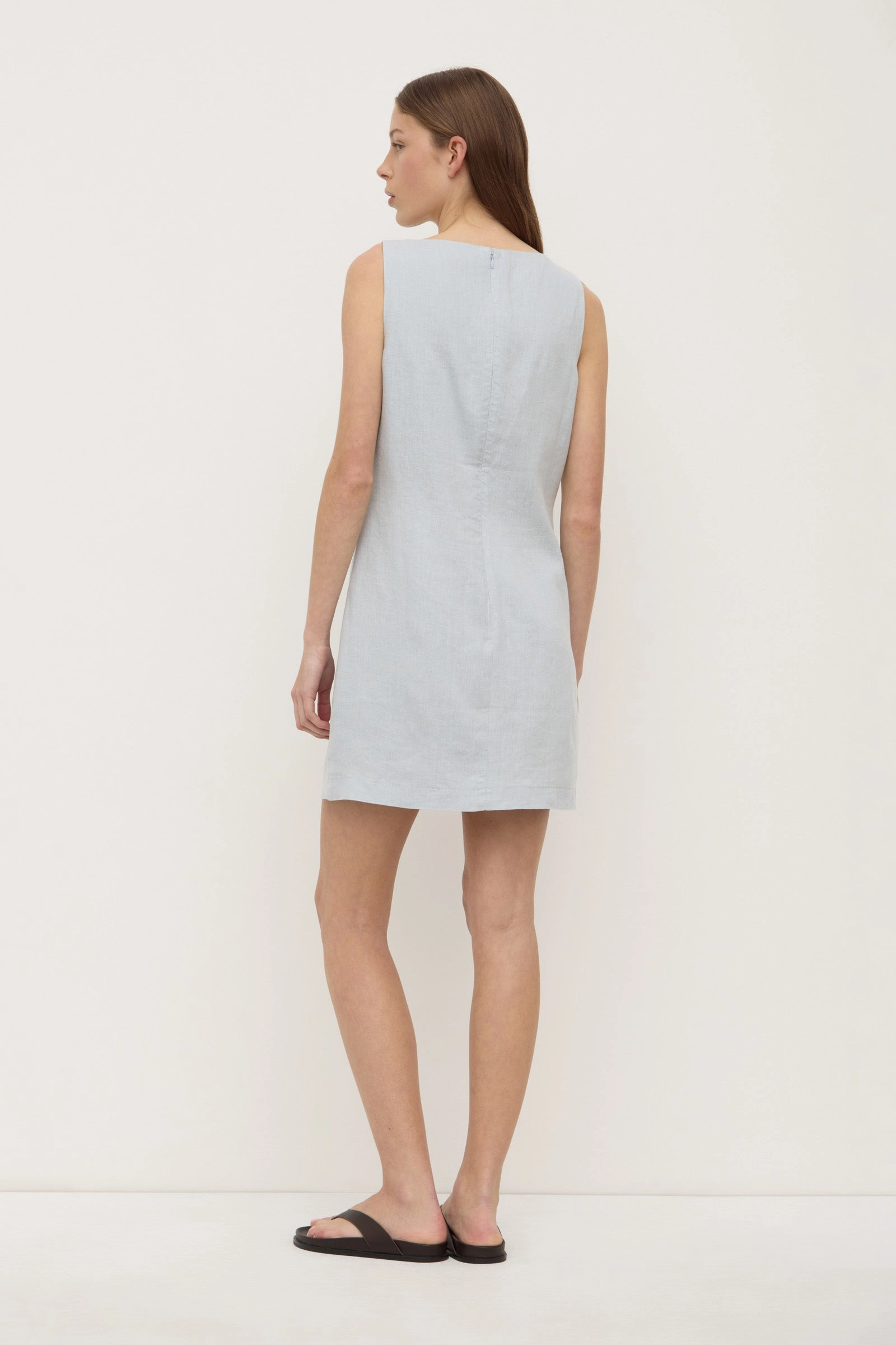 Fresh Stitch Nadine Linen Mini Dress