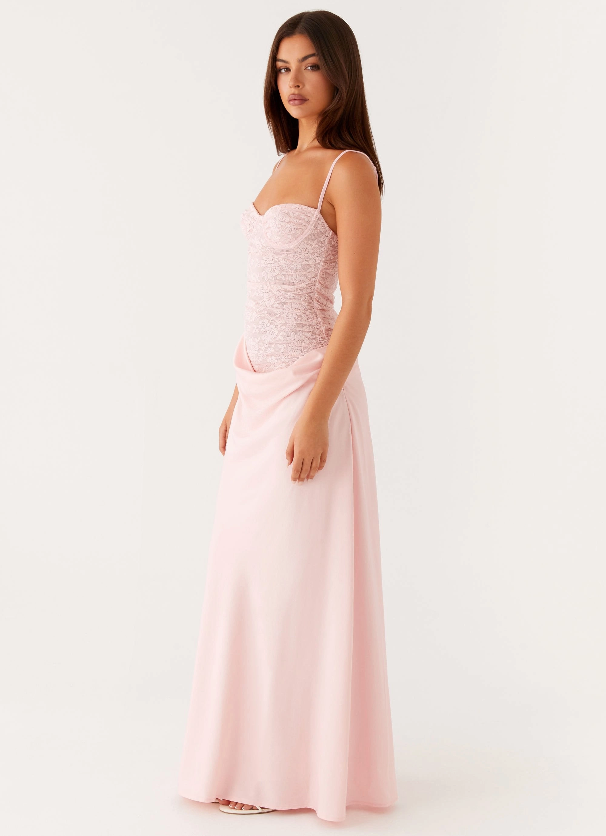 Romy Maxi Dress - Pink Fashionable Style