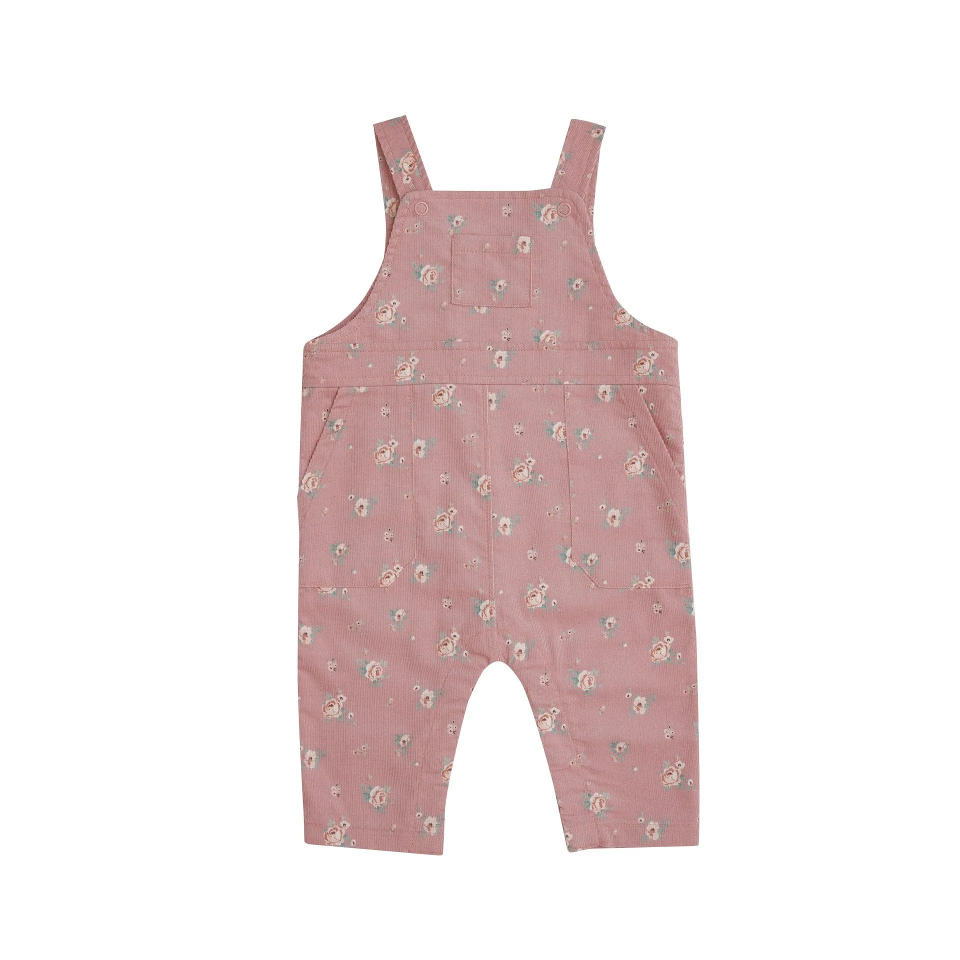 Rose Corduroy Overalls