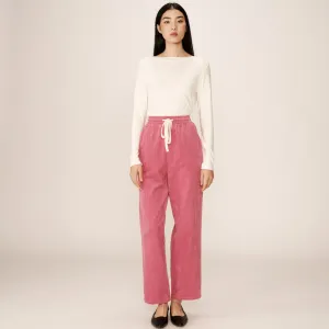 Rose Pink Corduroy Trousers