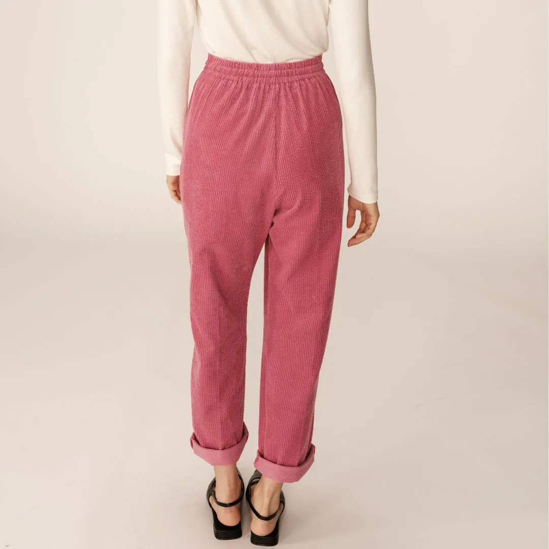 Rose Pink Corduroy Trousers