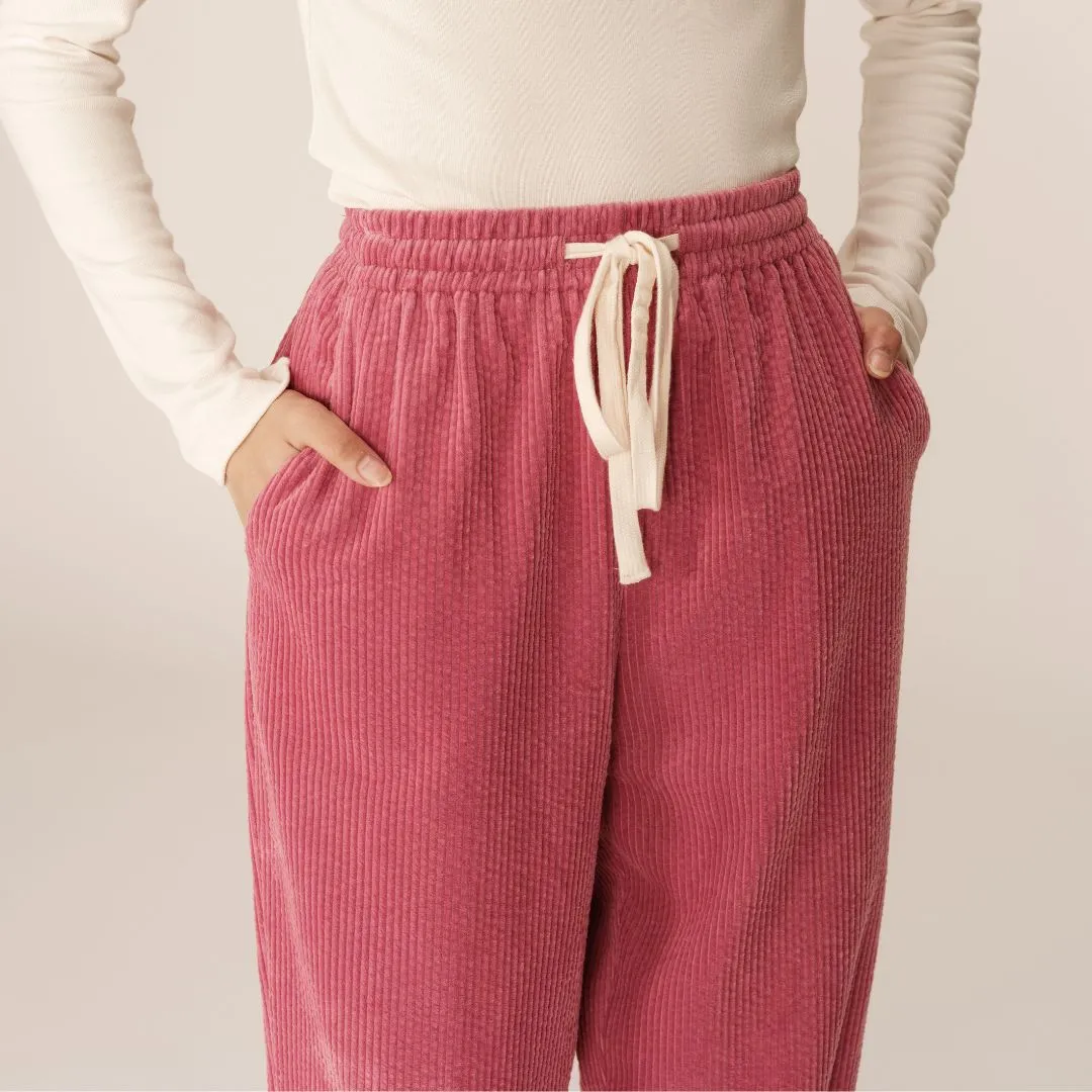 Rose Pink Corduroy Trousers