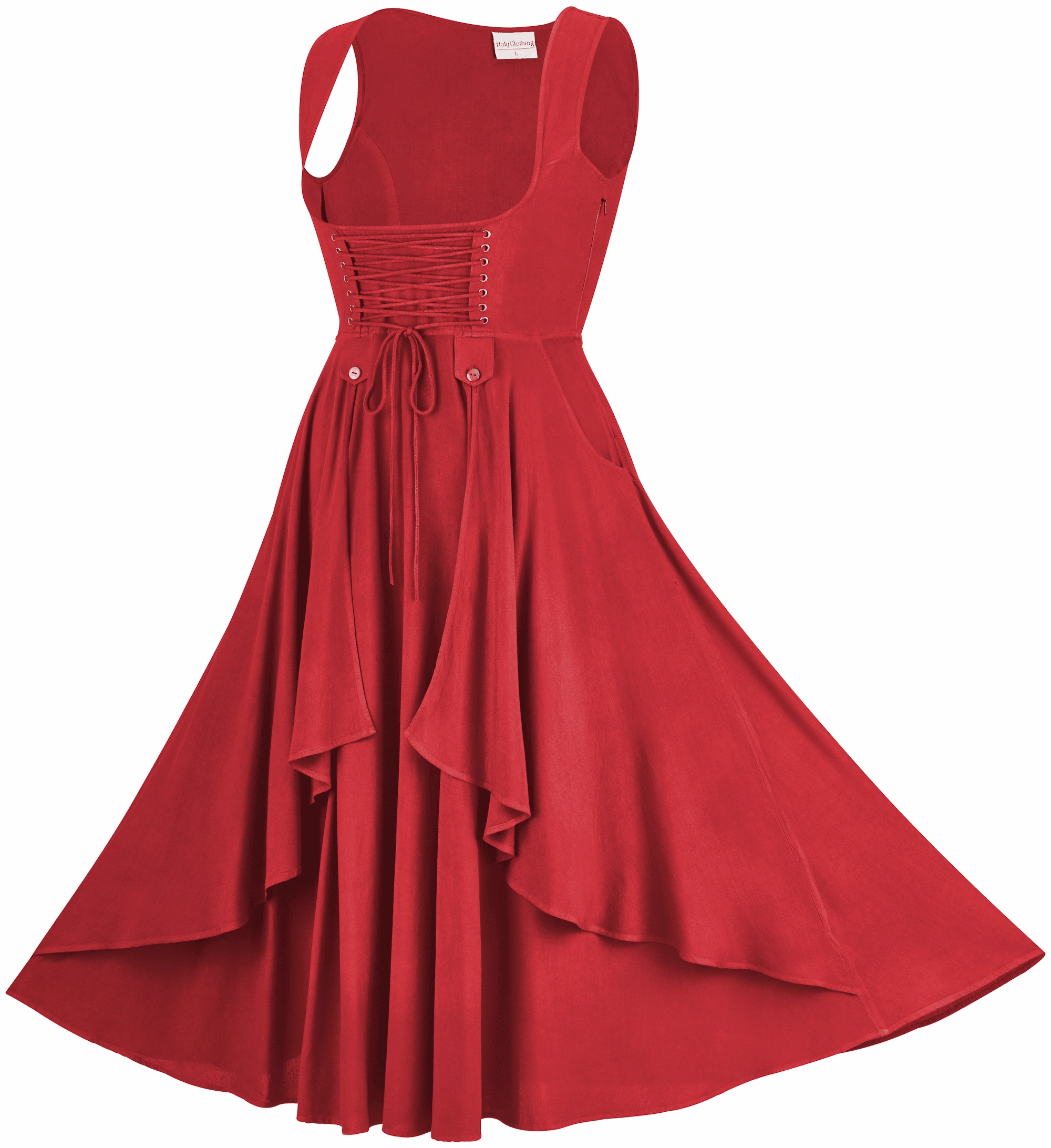 Rosetta Overdress Limited Edition Poppy Red Light material Light Appeal