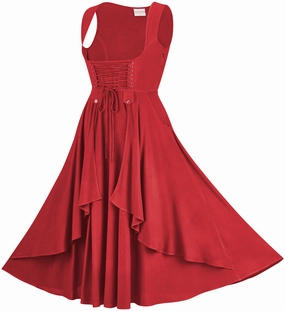 Rosetta Overdress Limited Edition Poppy Red Light material Light Appeal