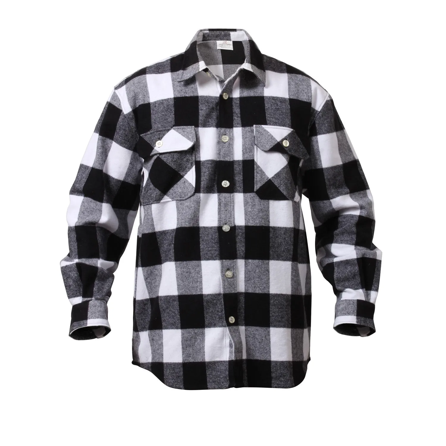 Rothco Mens Extra Heavyweight Buffalo Plaid Flannel Shirt - Size XS - XL
