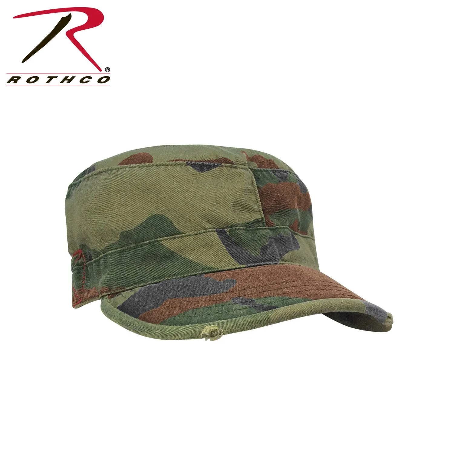 Rothco Vintage Fatigue Cap - Woodland Camouflage