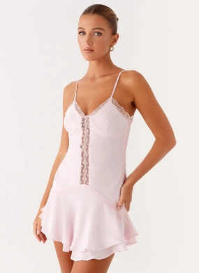 Roya Mini Dress - Pink Balanced Tone