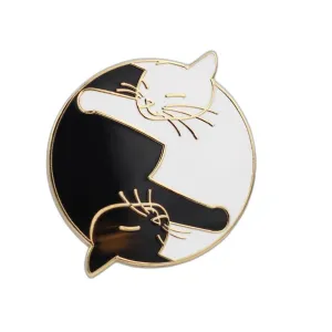 RSL Yin Yang Cat Pin