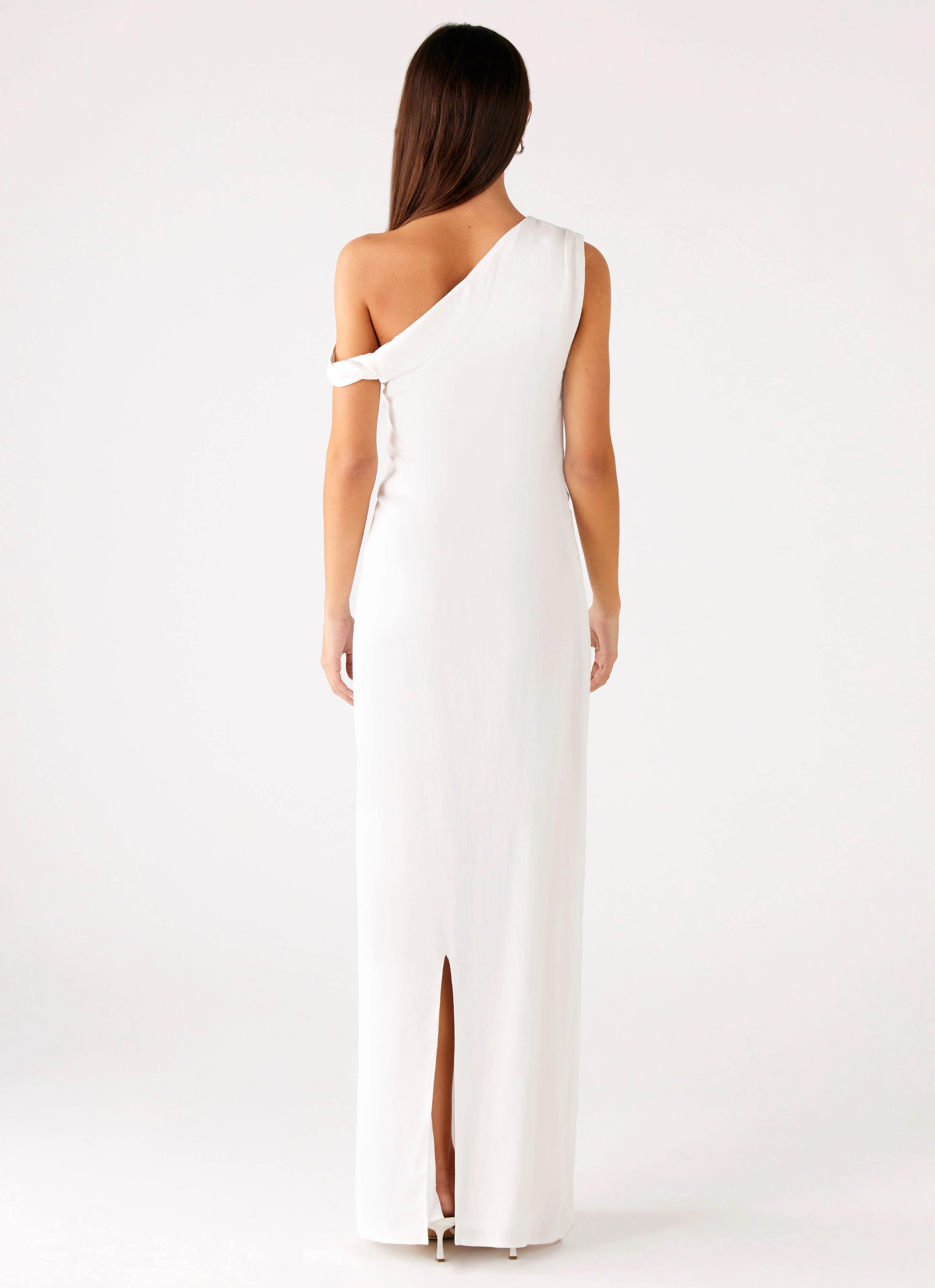 Street Style Luxury Feel Mckenna Maxi Dress - White