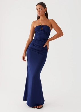 Elegant Appearance Rudy Maxi Dress - Navy