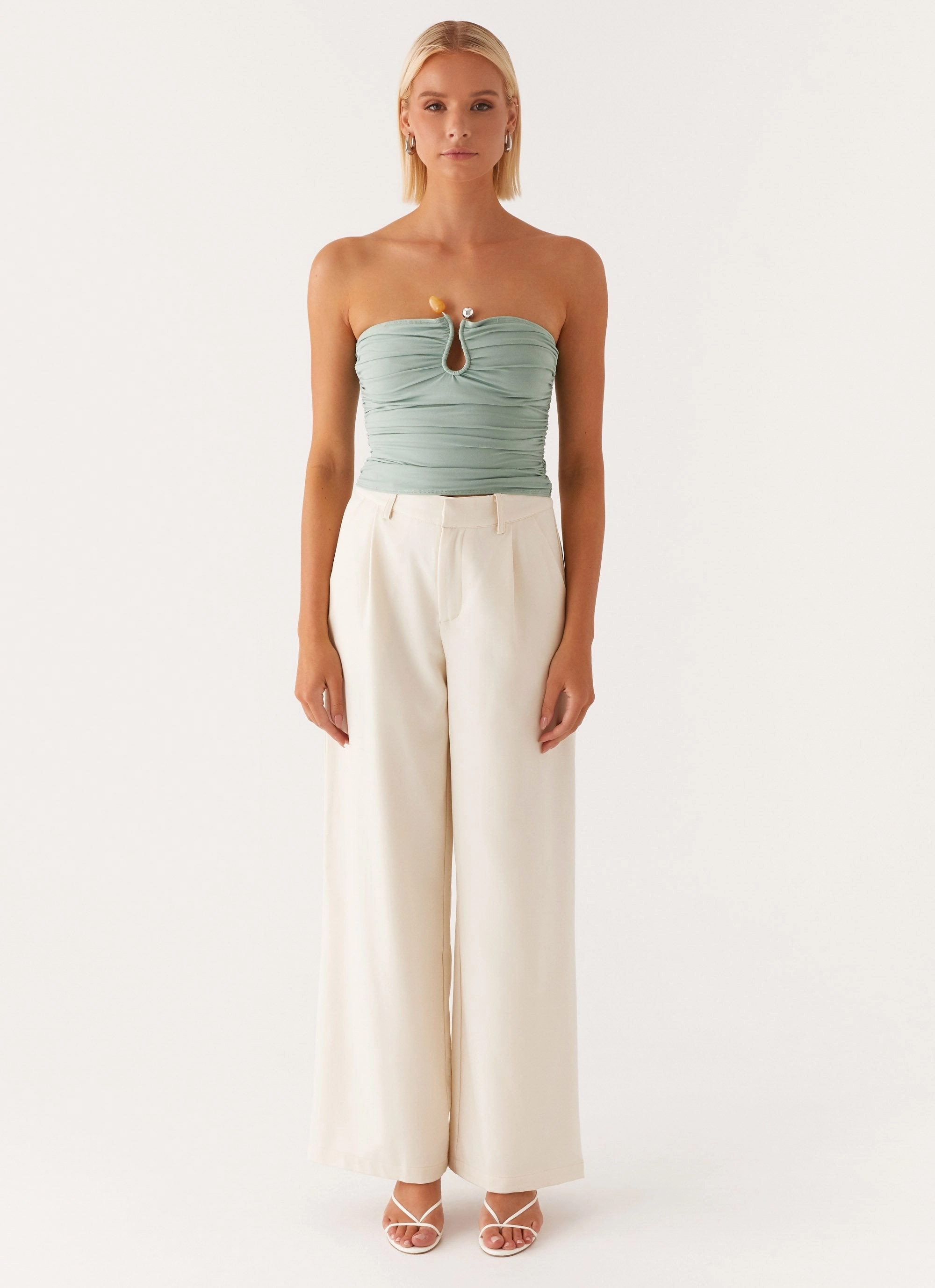 Rudy Tube Top - Sage Oversized Fit