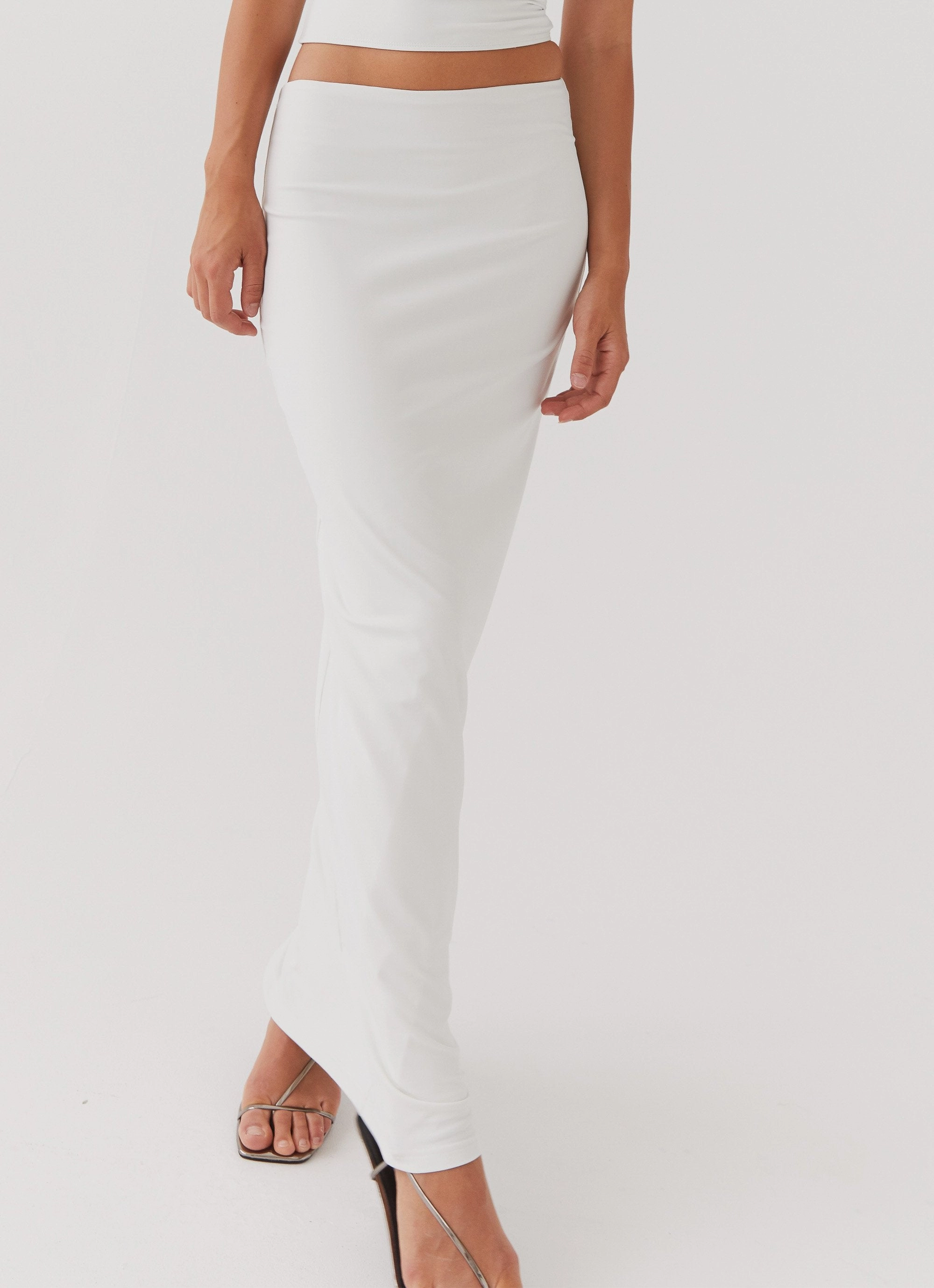 Solace Soul Maxi Skirt - Ivory Holiday Travel