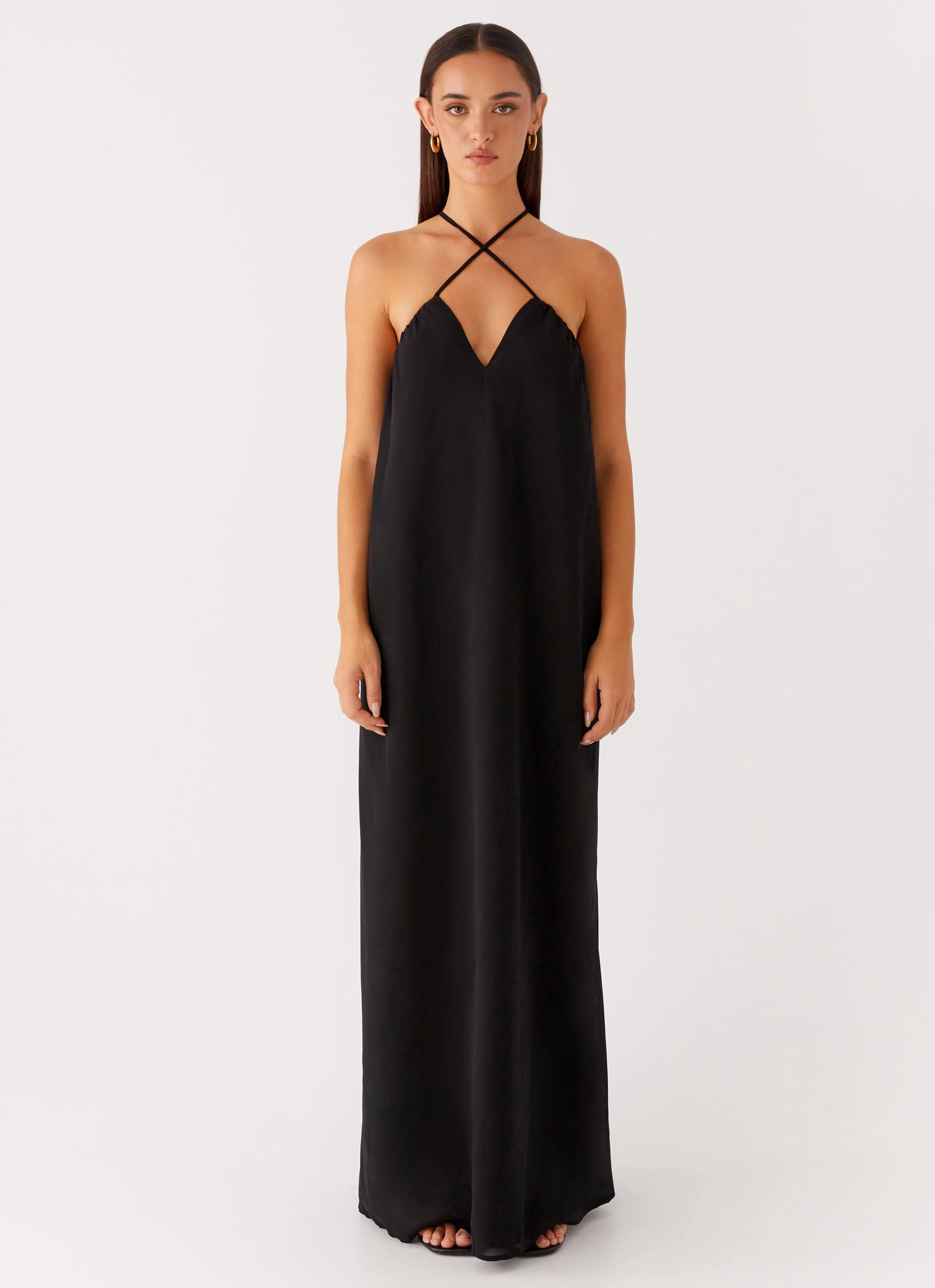 Cozy Wear Saba Maxi Dress - Black