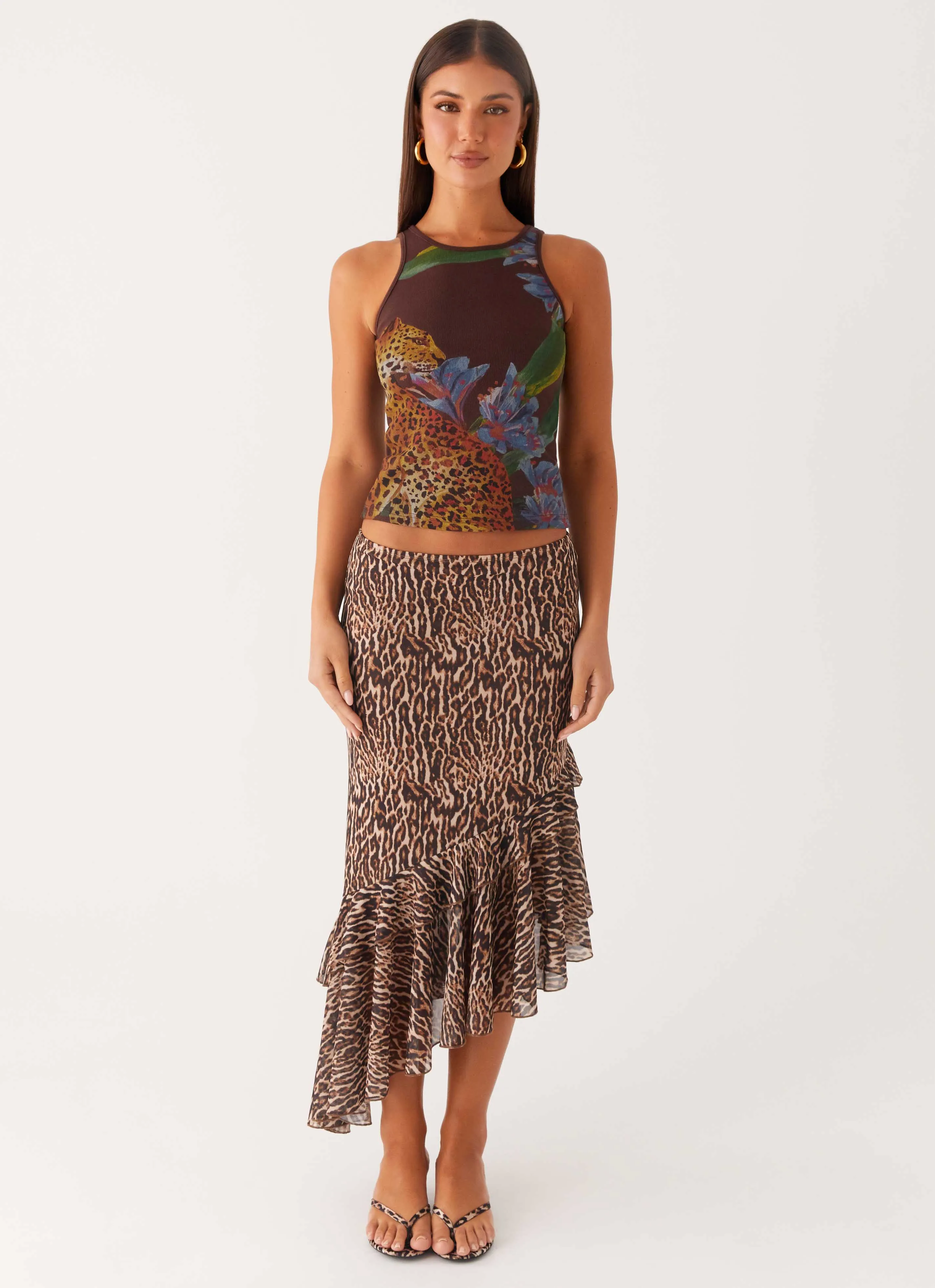 Safari Tank - Chocolate ReinforcedShoulderConstruction