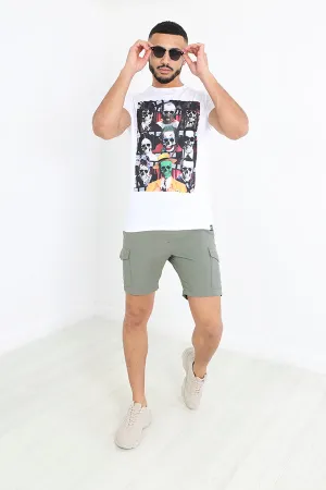 SAGE VELCRO POCKET DETAIL TASLAN CARGO SHORTS