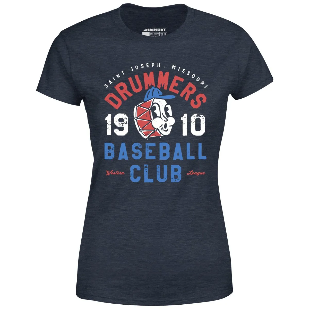 Saint Joseph Drummers - Missouri - Vintage Defunct Baseball Teams - Women's T-Shirt