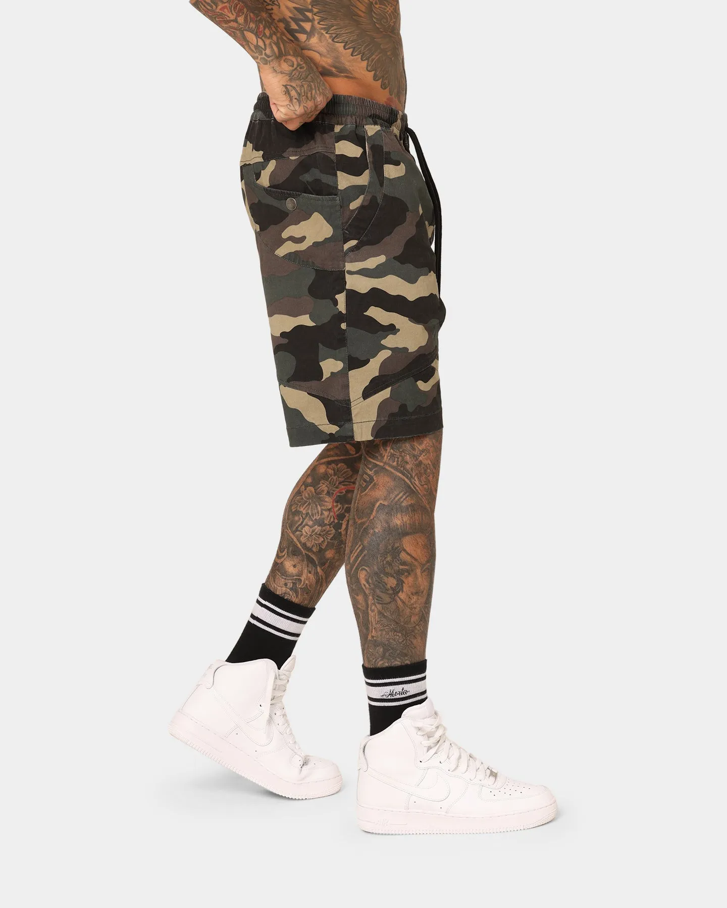 Saint Morta Syndicate Cargo Shorts Camo