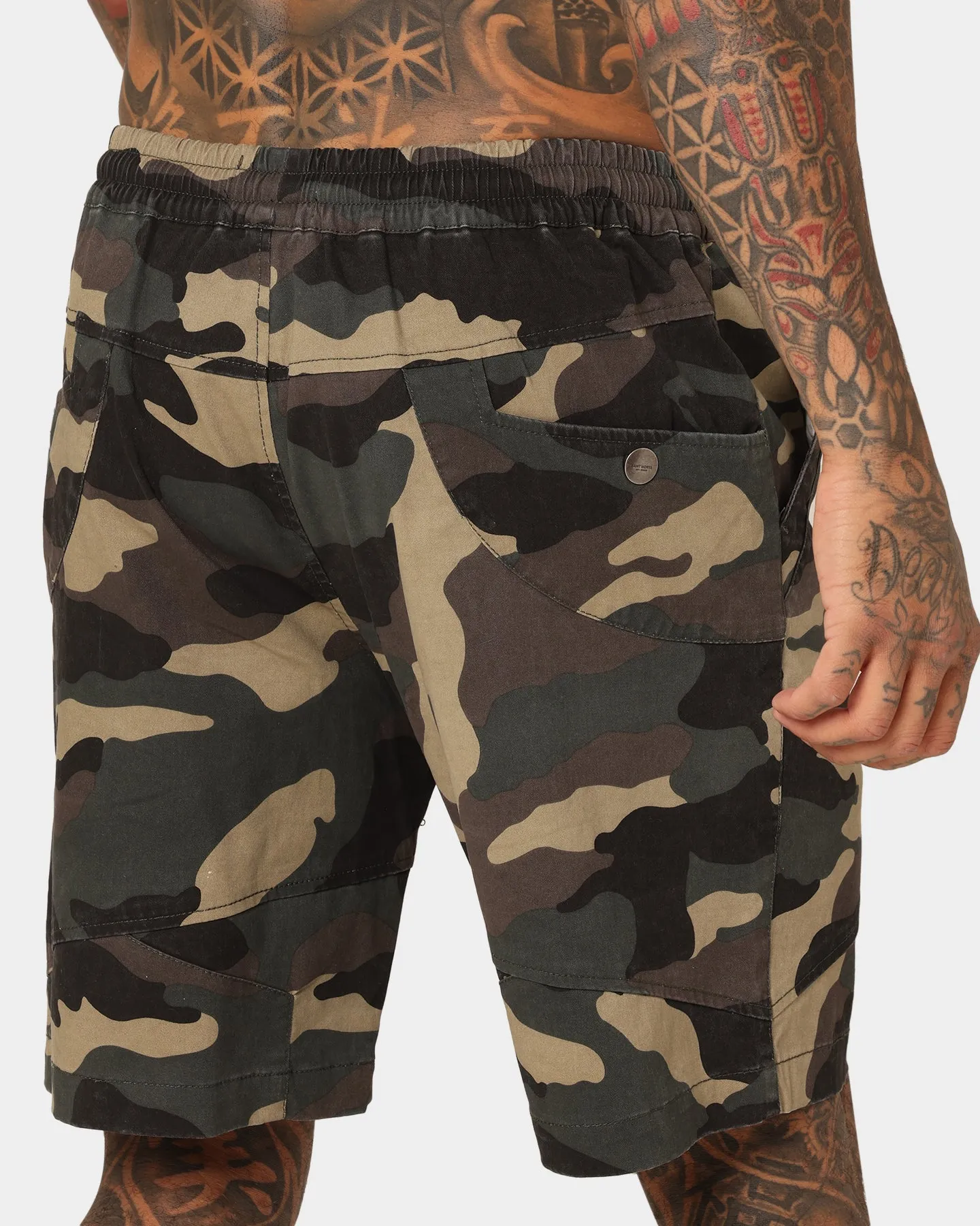 Saint Morta Syndicate Cargo Shorts Camo