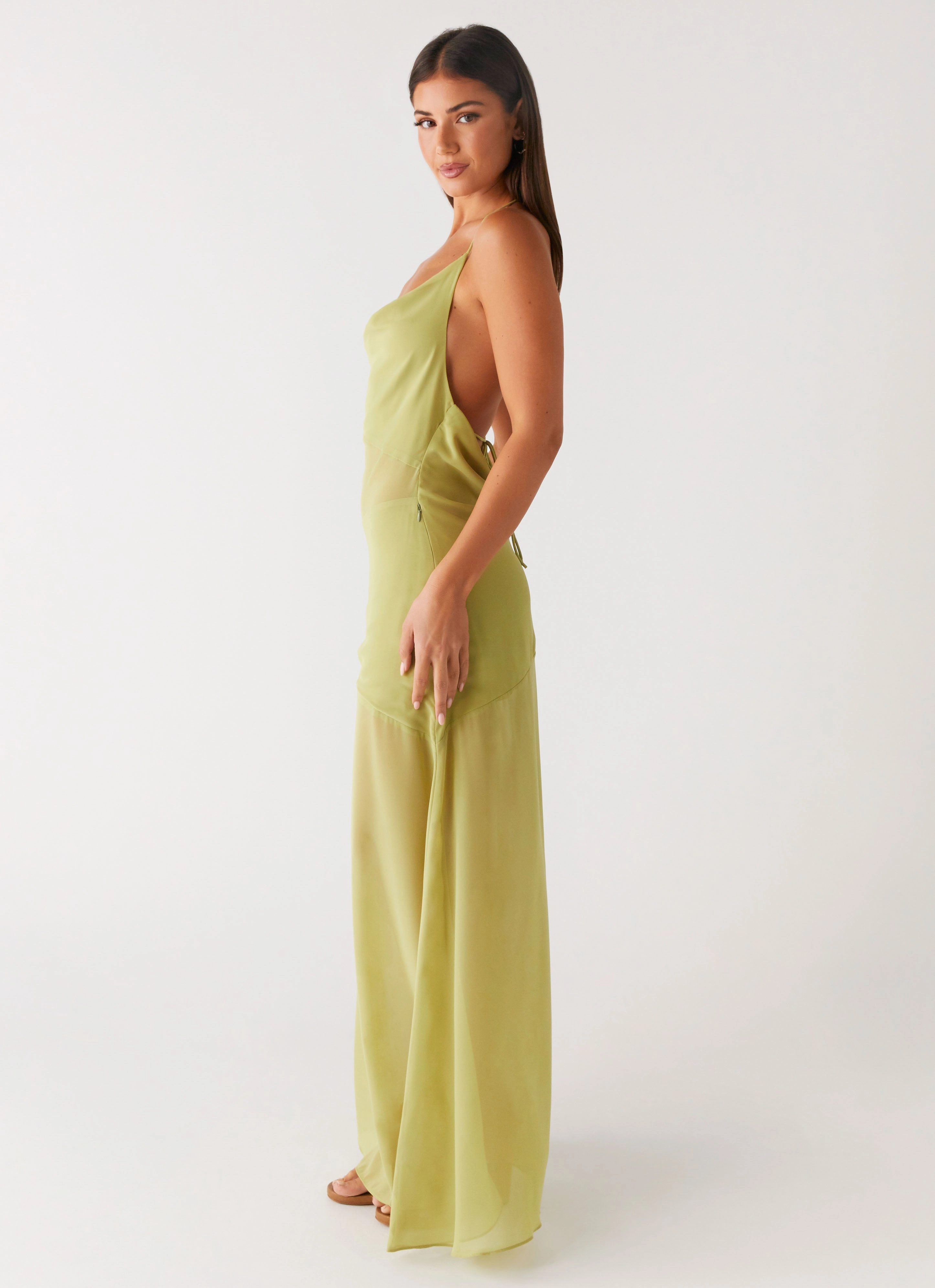 Samoa Maxi Dress - Lime Casual and Comfy