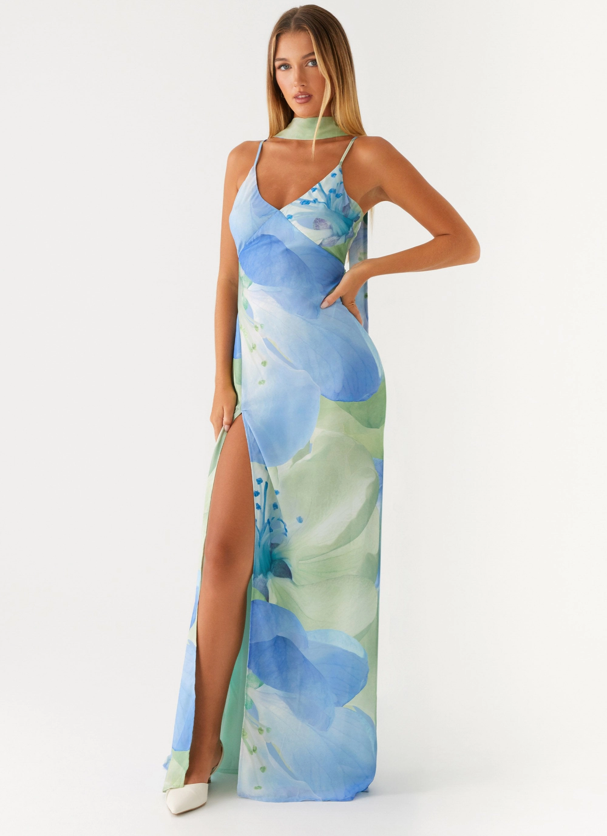 Cool Shape Sanctuary Maxi Dress - Flower Print