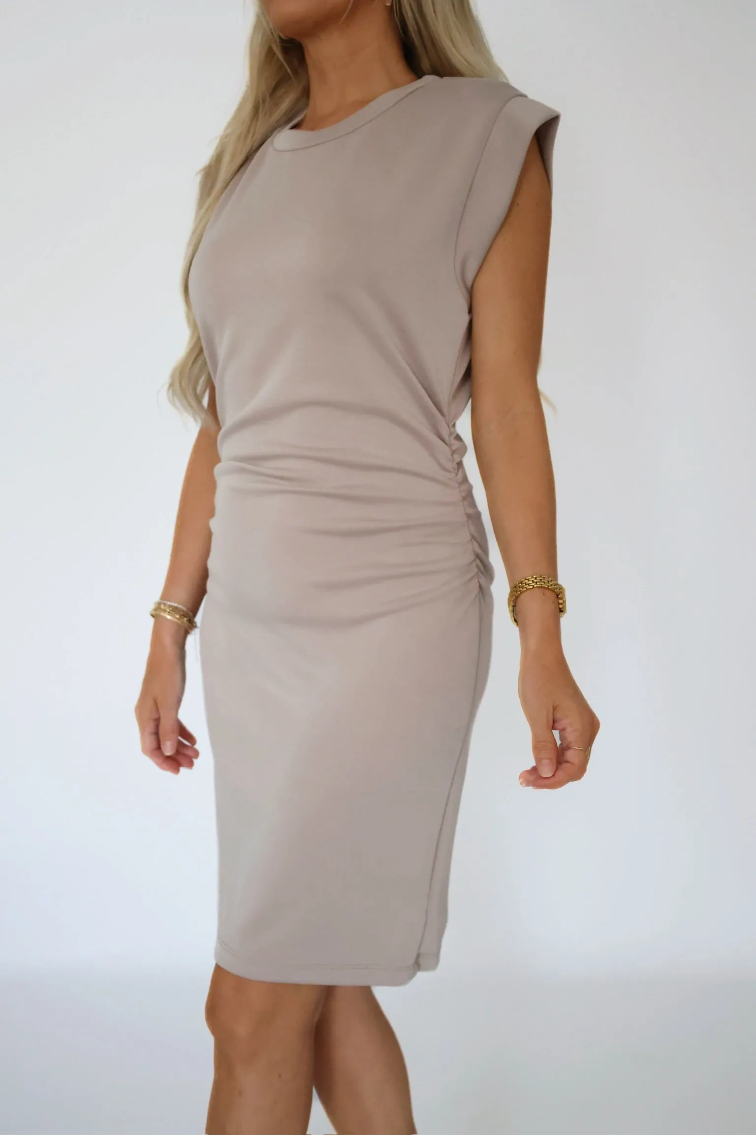 Sandi Scuba Dress Printed-Fabric