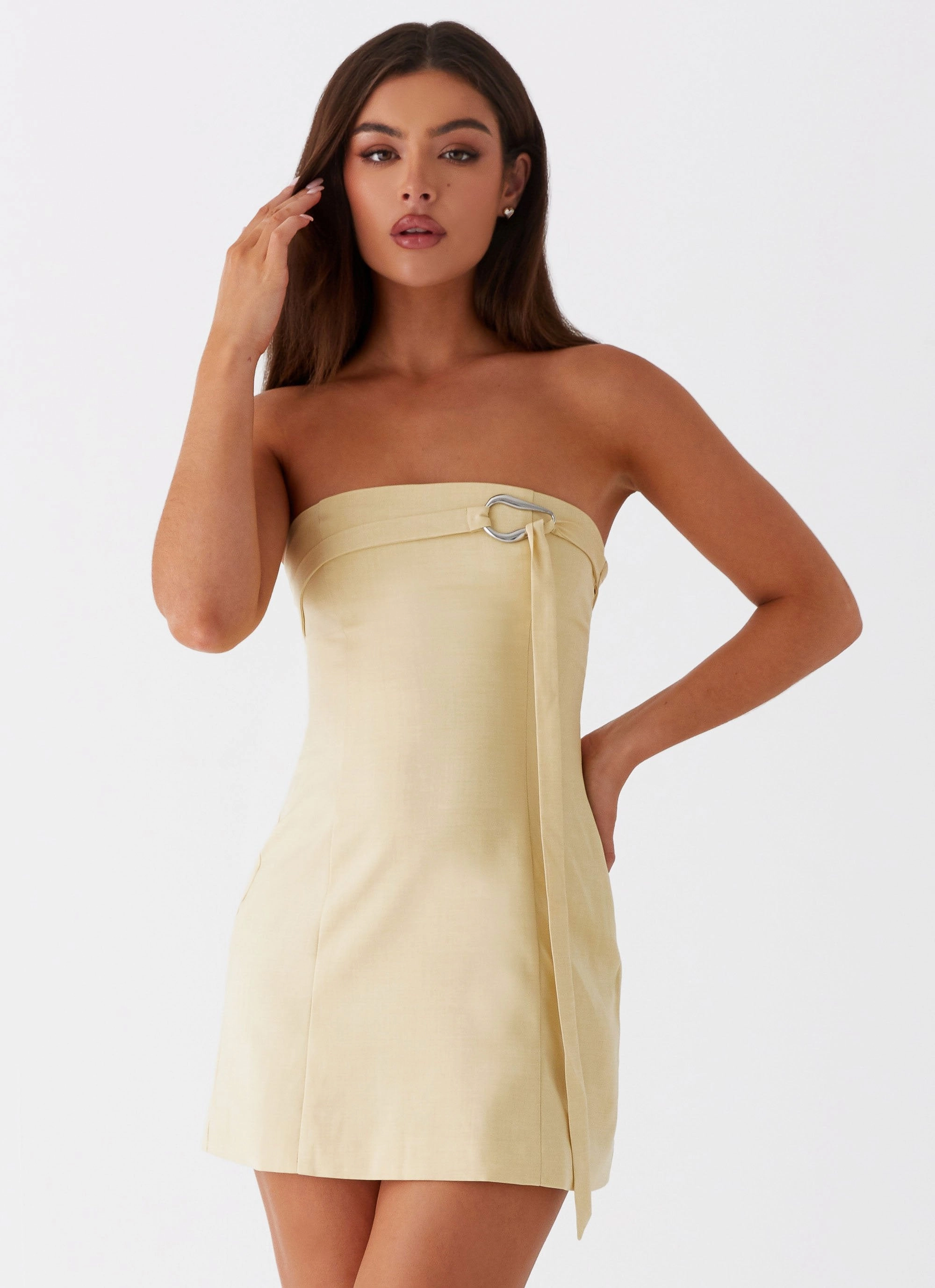 Effortless Wear Saskia Mini Dress - Yellow