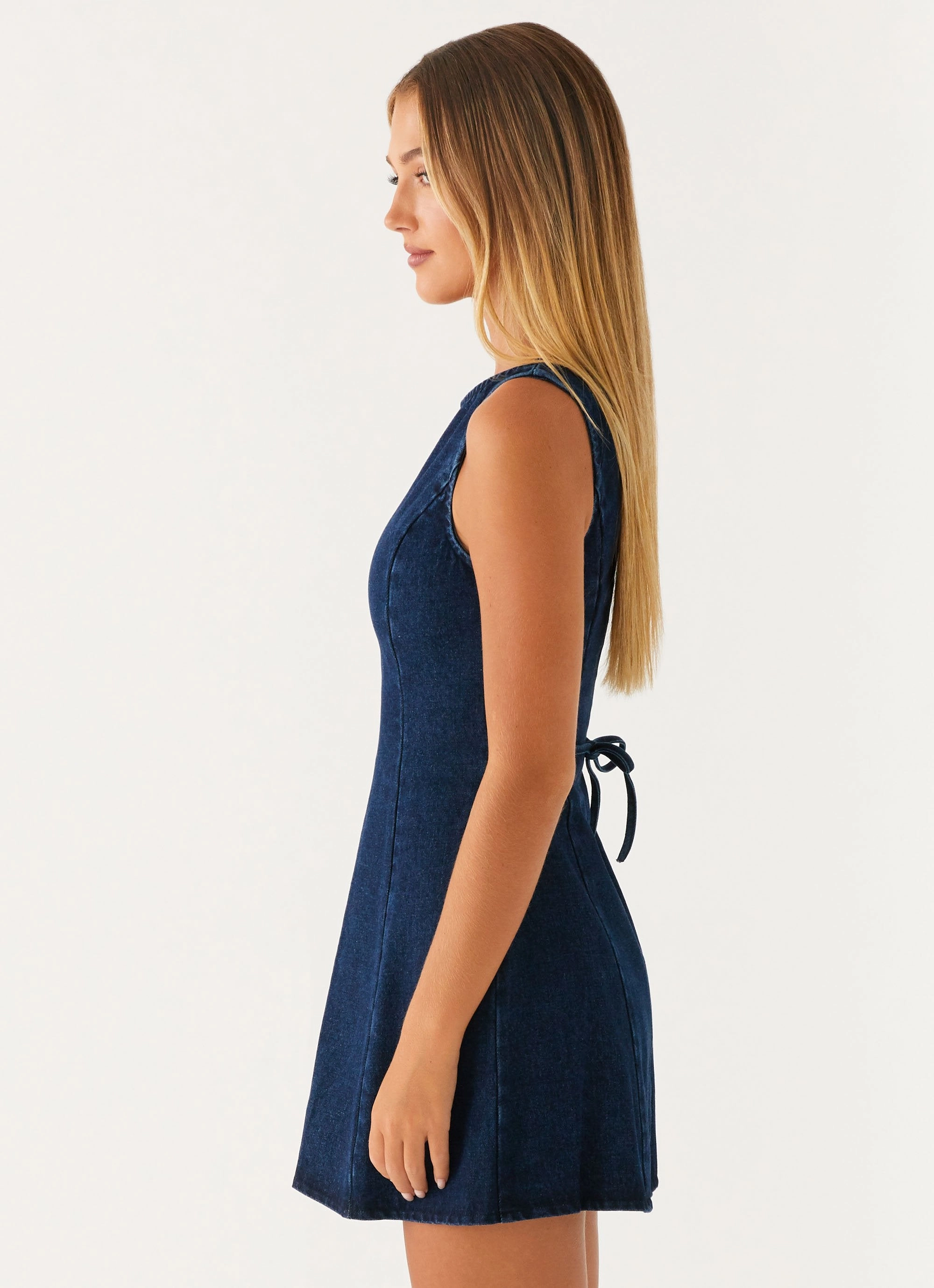 Rochelle Denim Mini Dress - Blue Casual and Smart