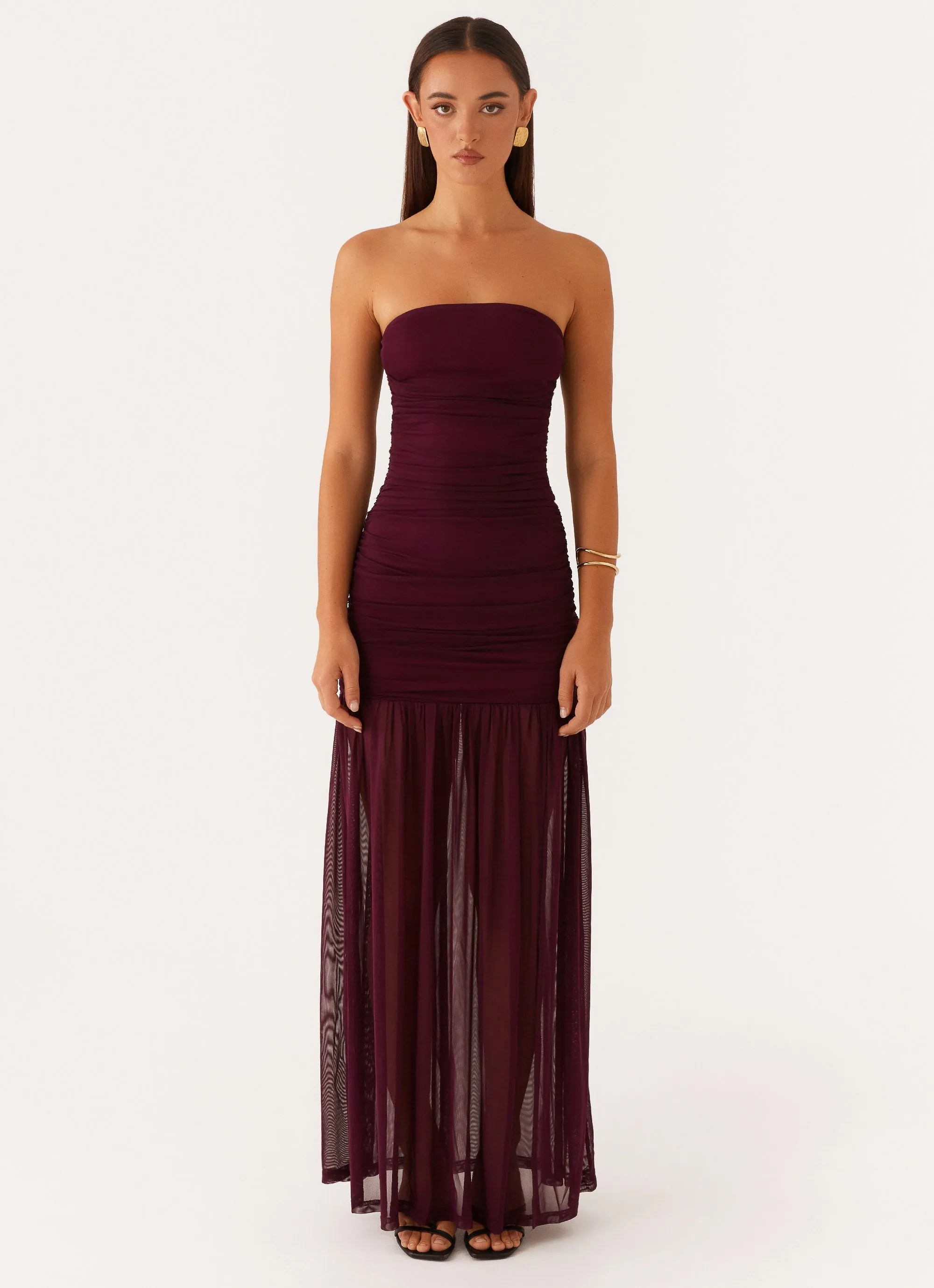 Savaya Maxi Dress - Mulberry Beadwork
