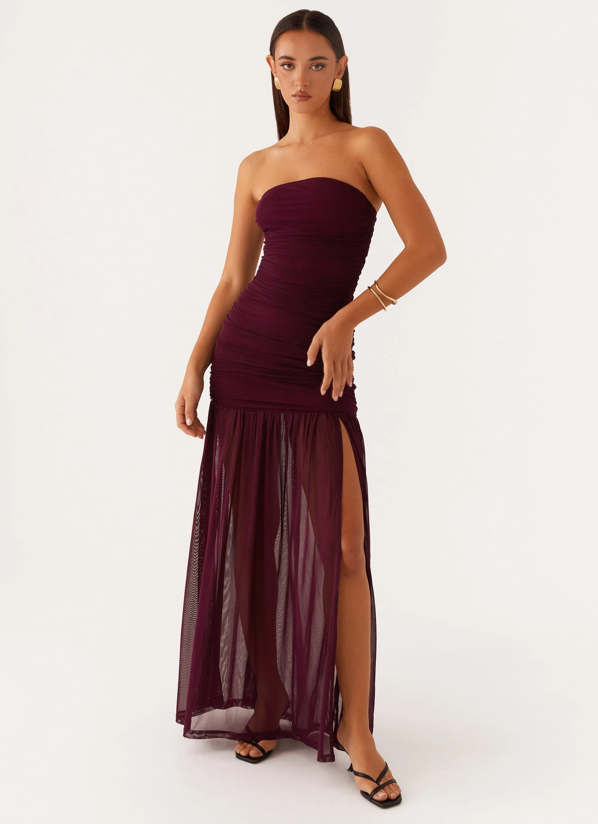 Smart and Relaxed Savaya Maxi Dress - Mulberry