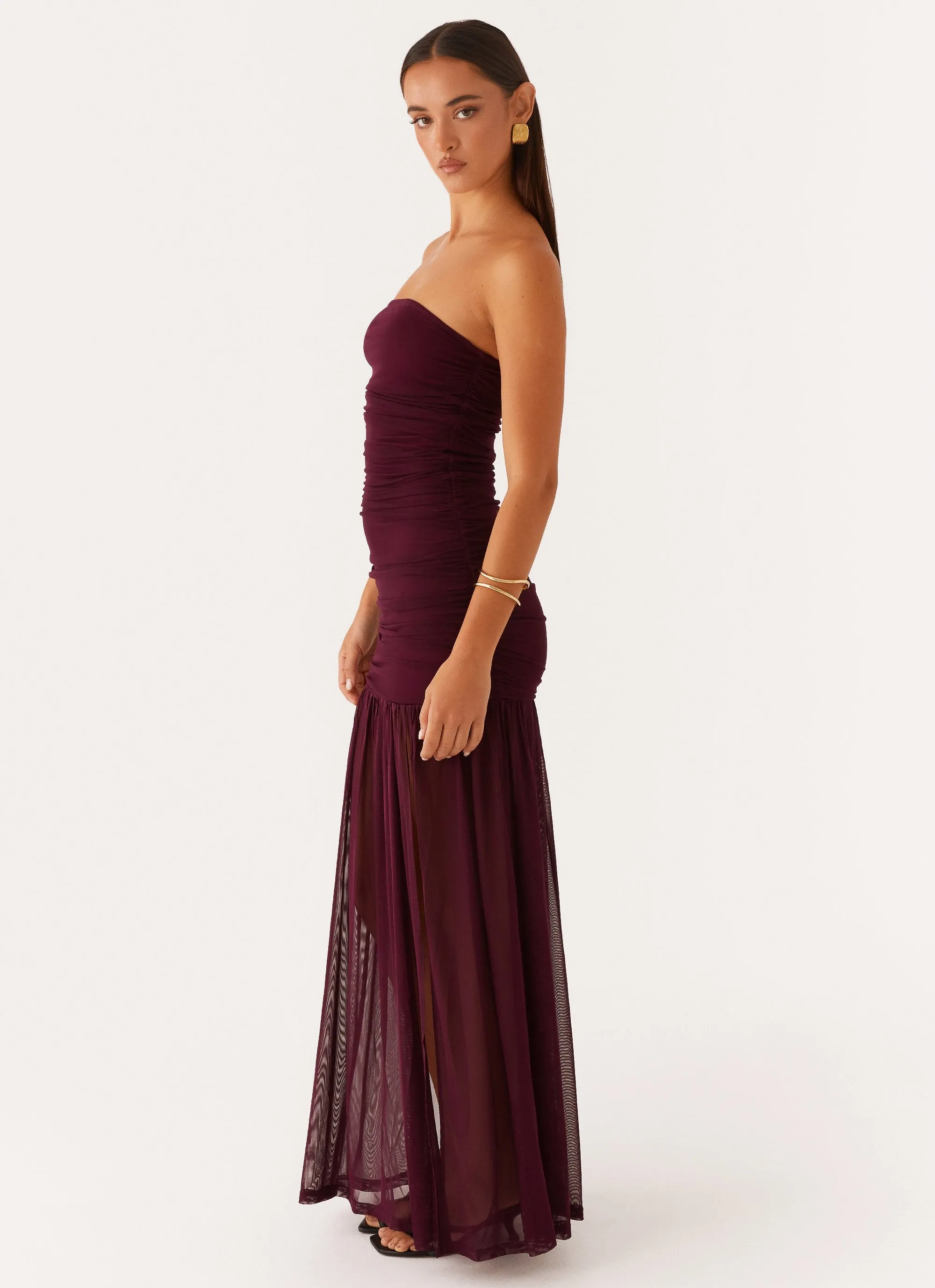 Delicate Edge Savaya Maxi Dress - Mulberry