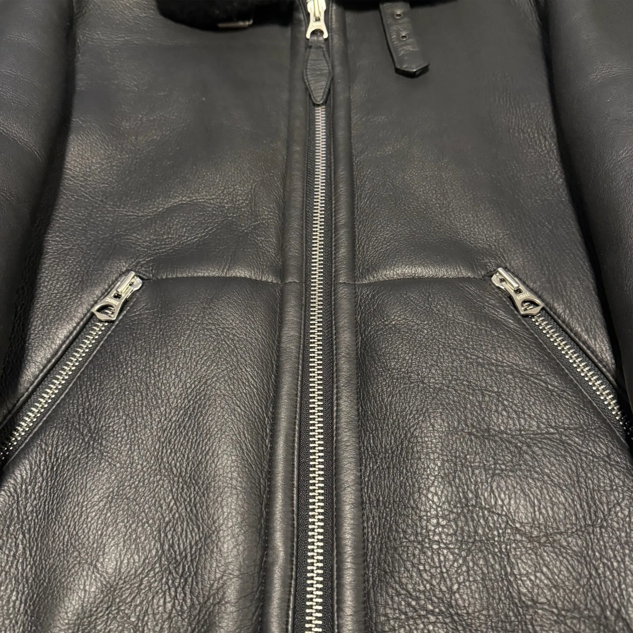 Schott NYC Leather Aviator Jacket