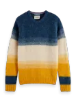 SCOTCH & SODA ALPACA WOOL-BLEND SWEATER -YELLOW BLUE GRADIENT