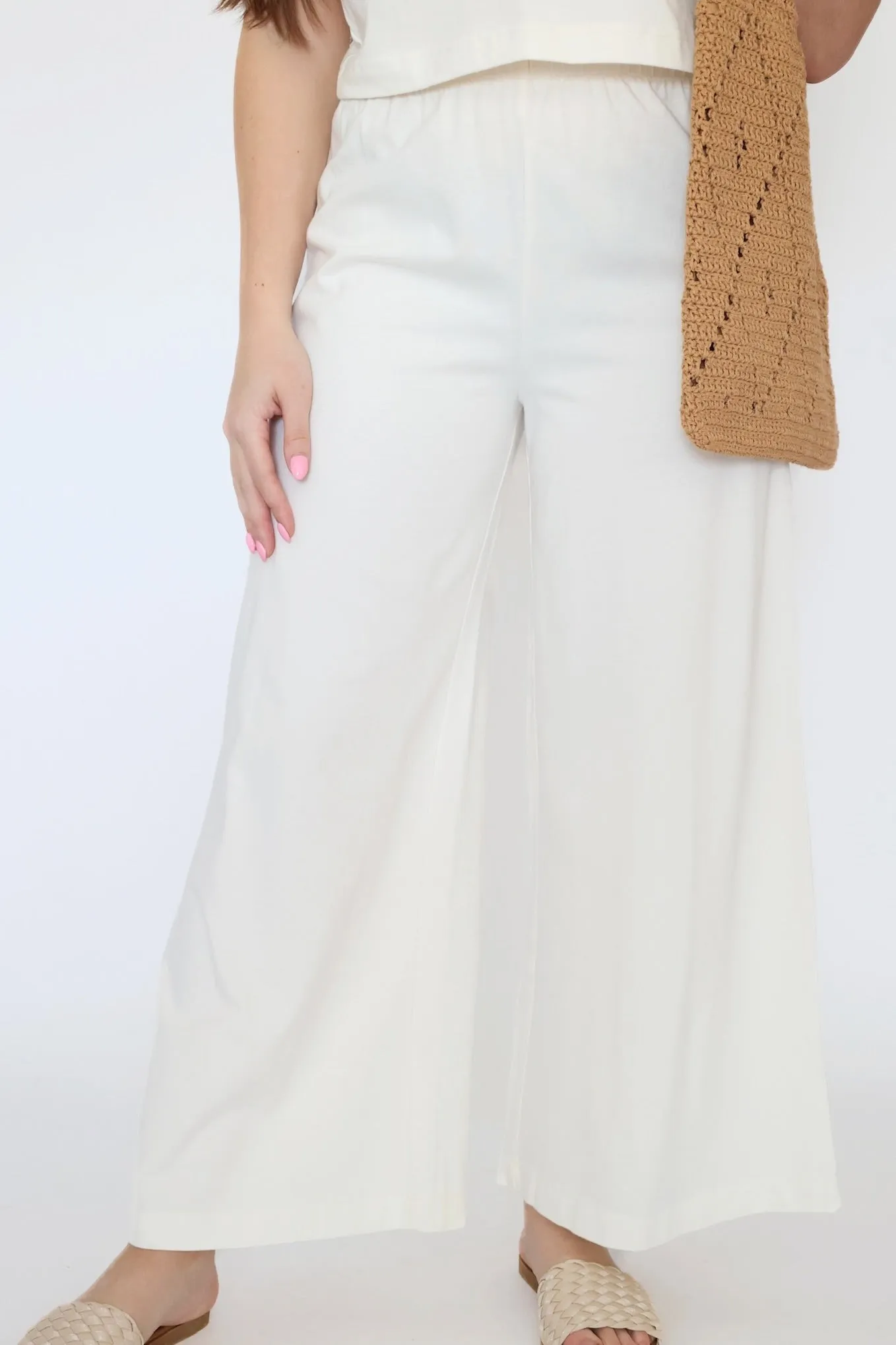 Scout Jersey Flare Pant - Sea Salt (FINAL SALE) Basic Style Freedom Move